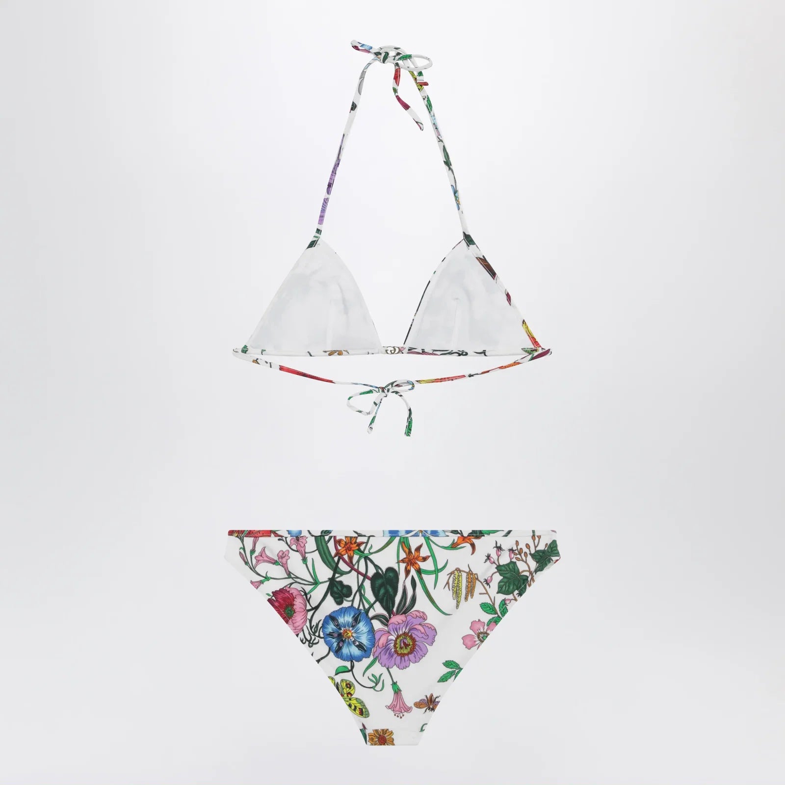 Sparkling Jersey Bikini With Gucci Flora Print