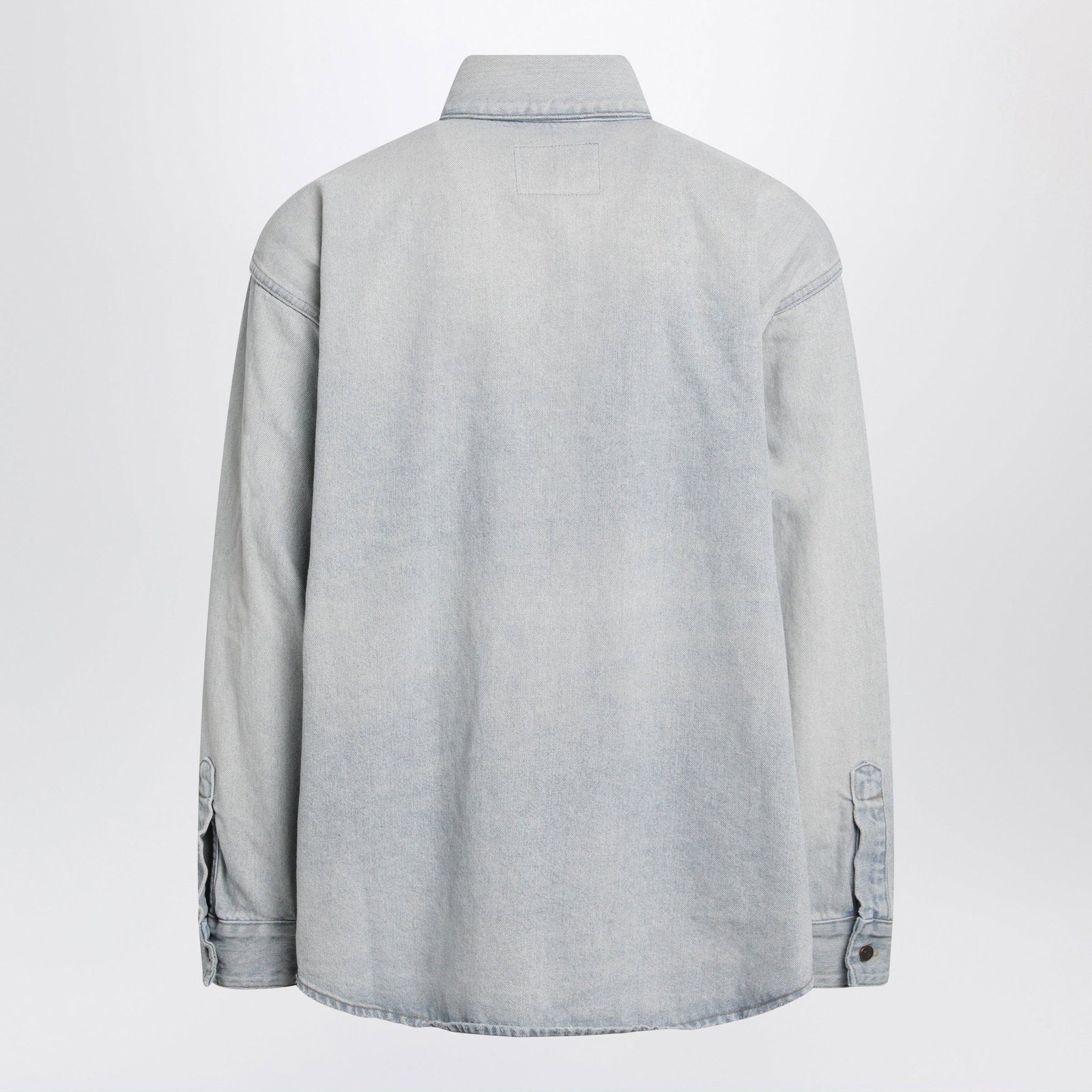 Balenciaga Light blue cotton denim shirt
