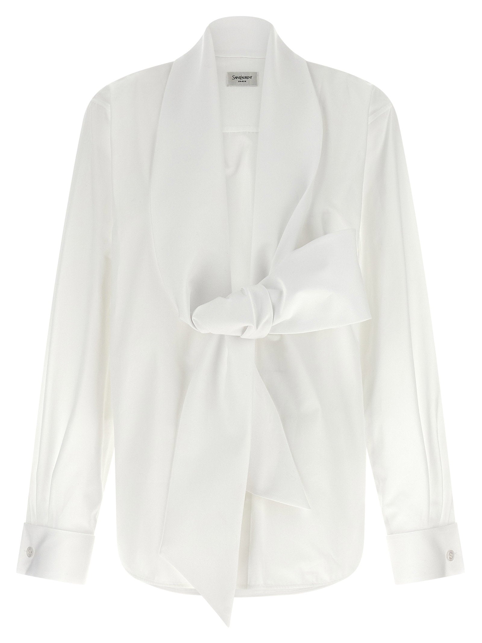 Saint Laurent Lavallière Collar Shirt
