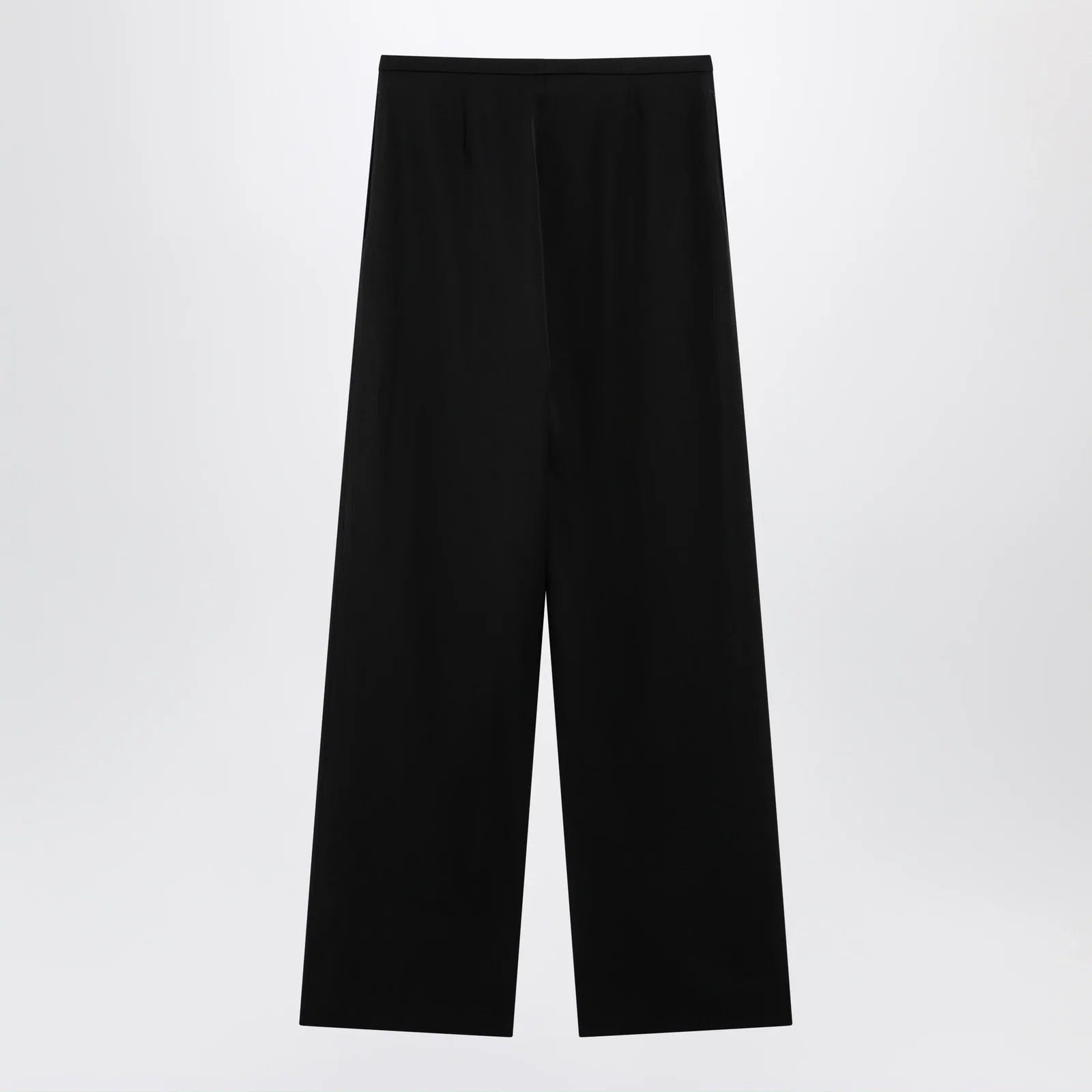 GUCCI Oversized lightweight wool trousers in black