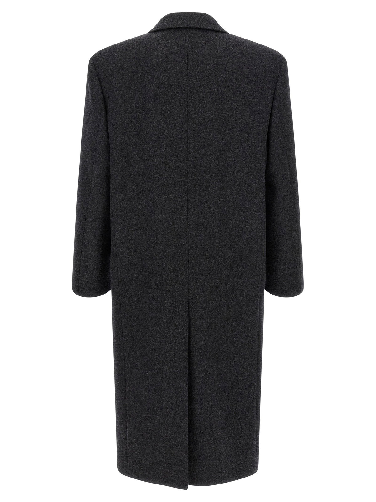 Saint Laurent Double-face Combed Wool Coat