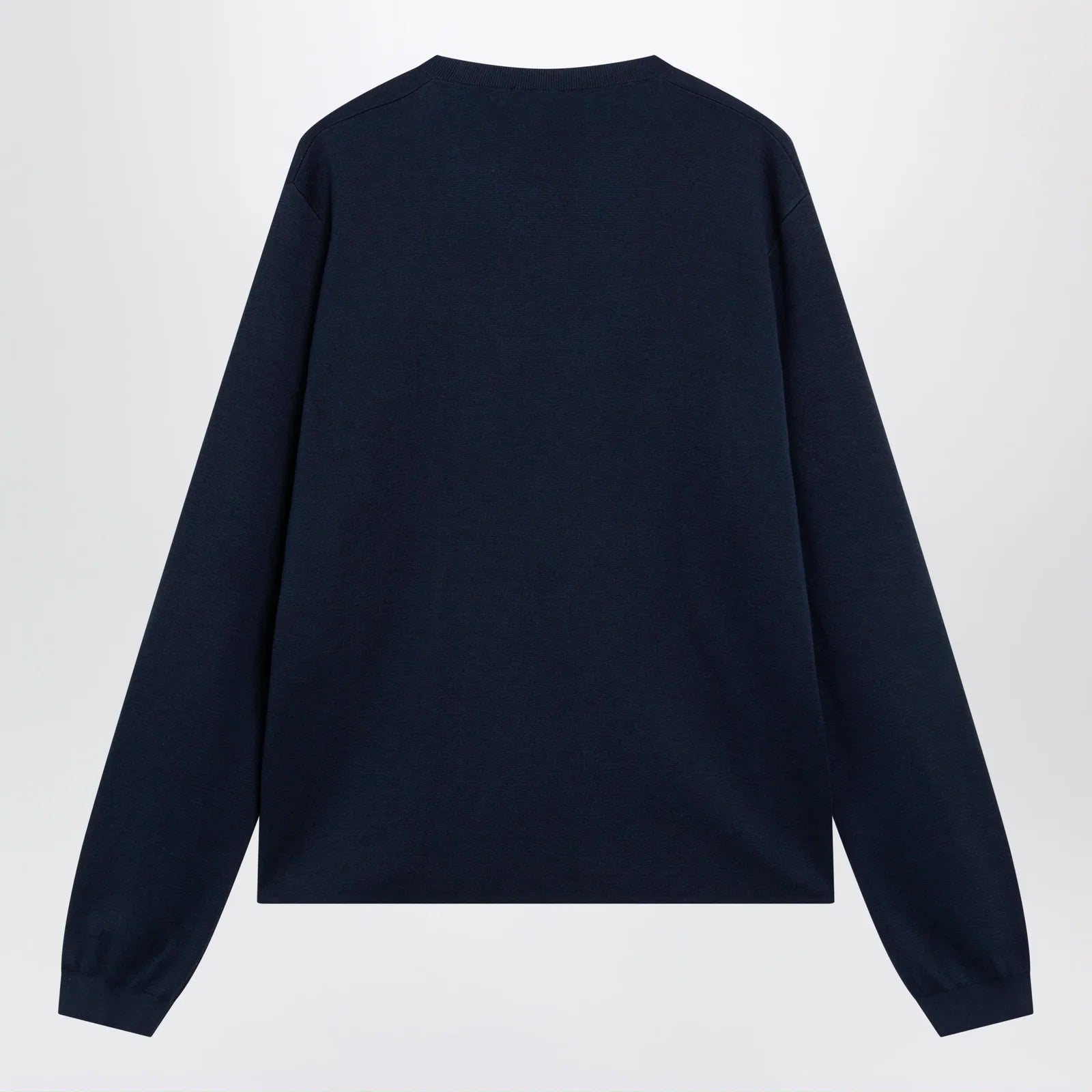 GUCCI Ink blue silk and cotton sweater