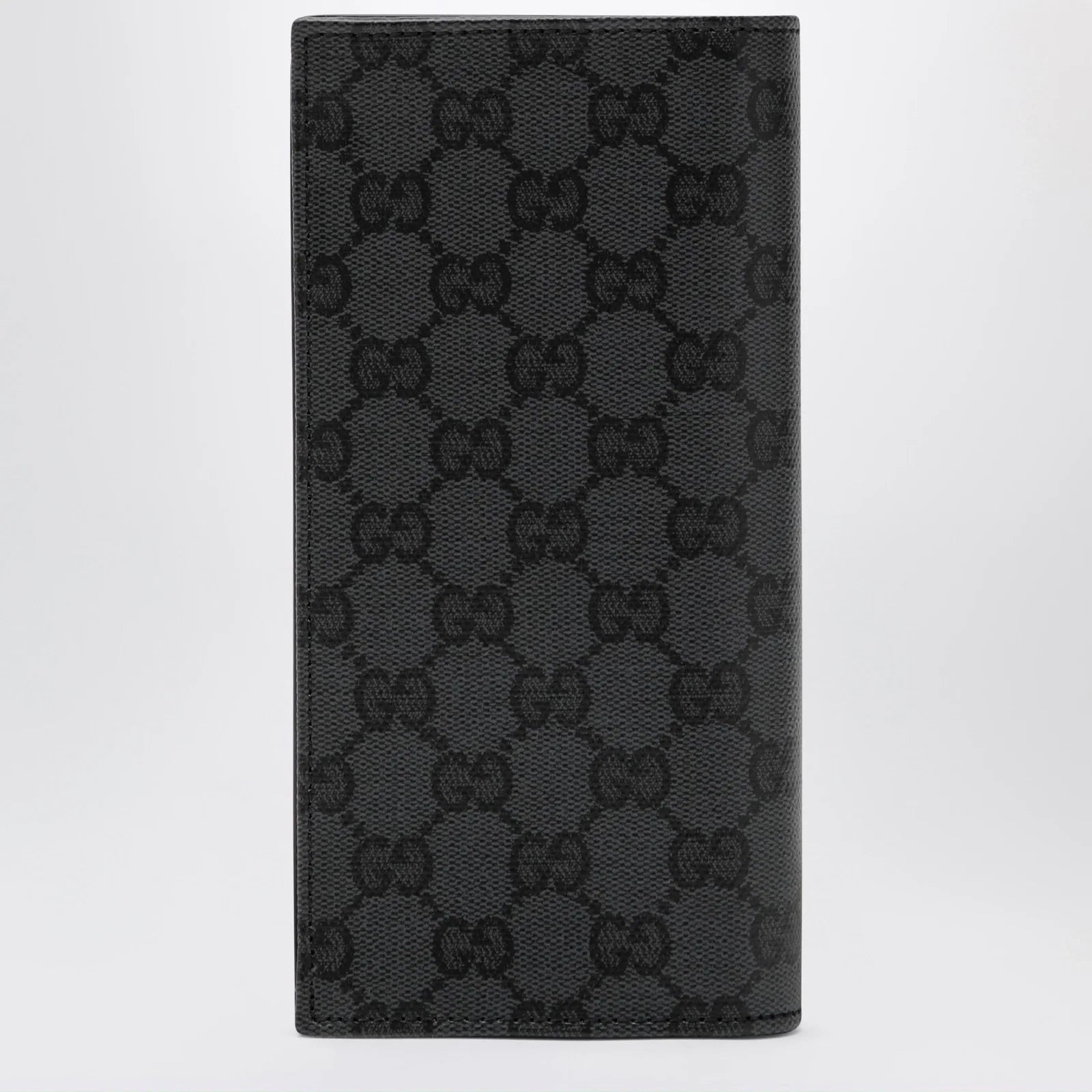 GUCCI Essence Classic long wallet in black GG fabric