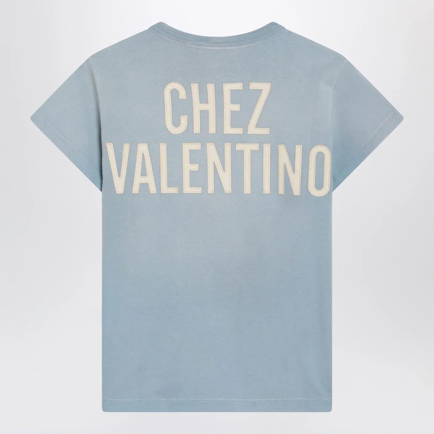 Valentino Light blue Panther Lady T-shirt