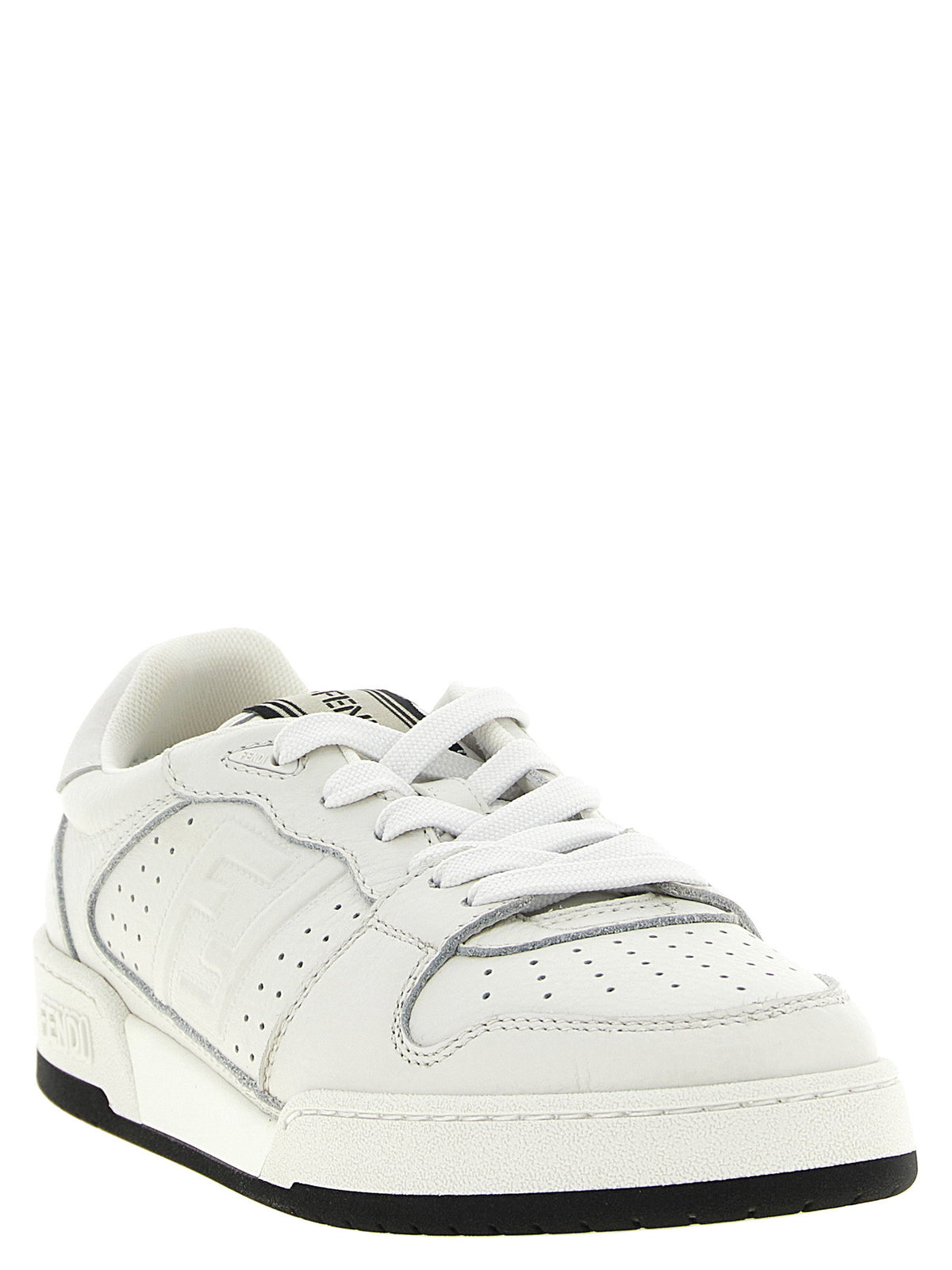 White Fendi Match Sneakers