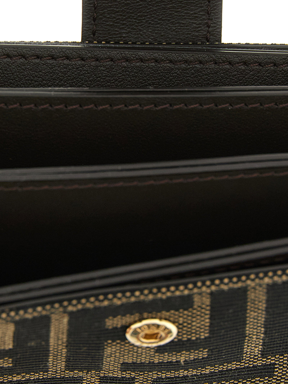 Fendi Ff Jacquard Cardholder
