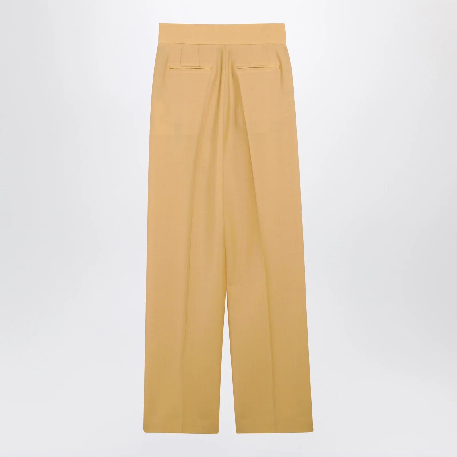Valentino British Mohair trousers in ochre