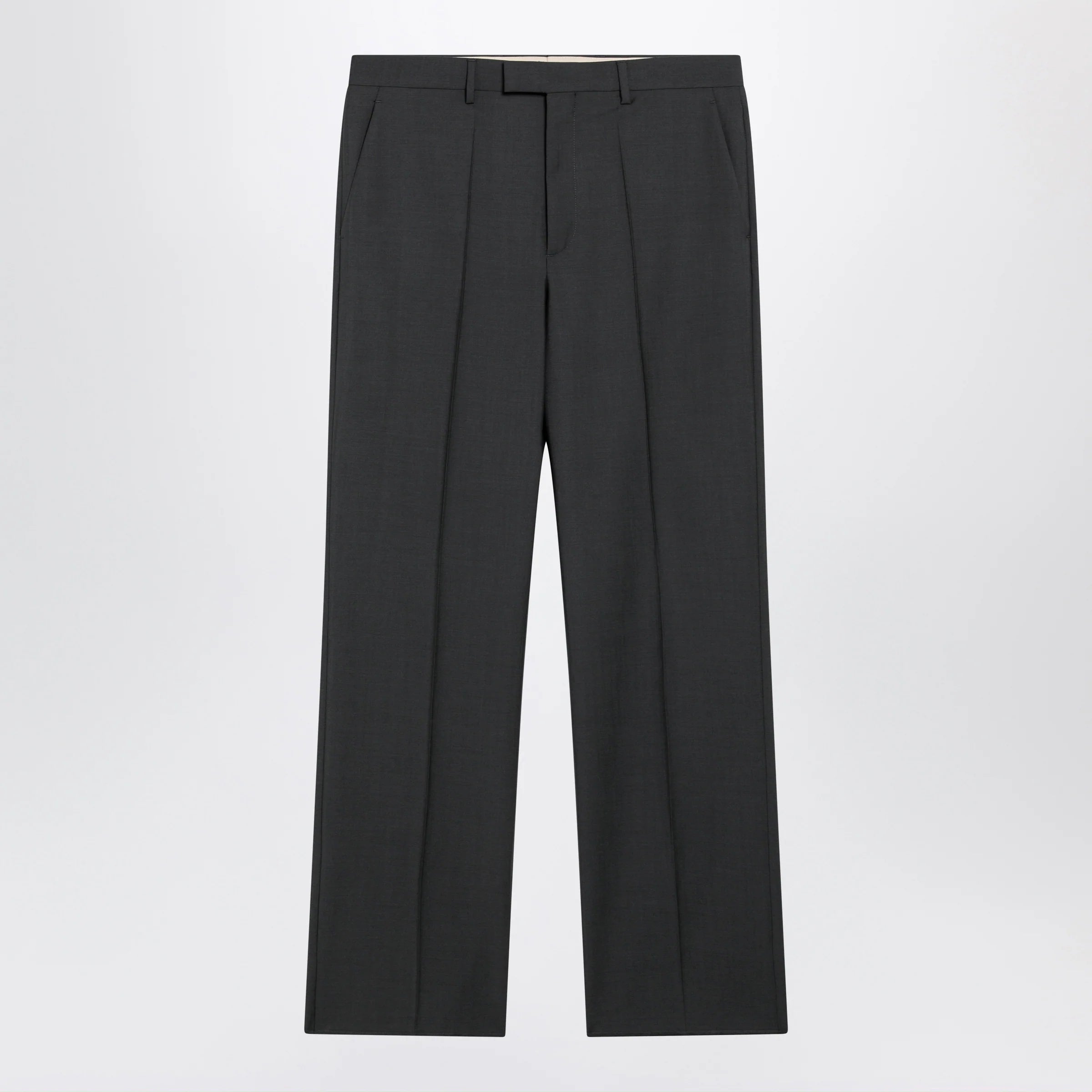 Valentino Gray wool-blend pants