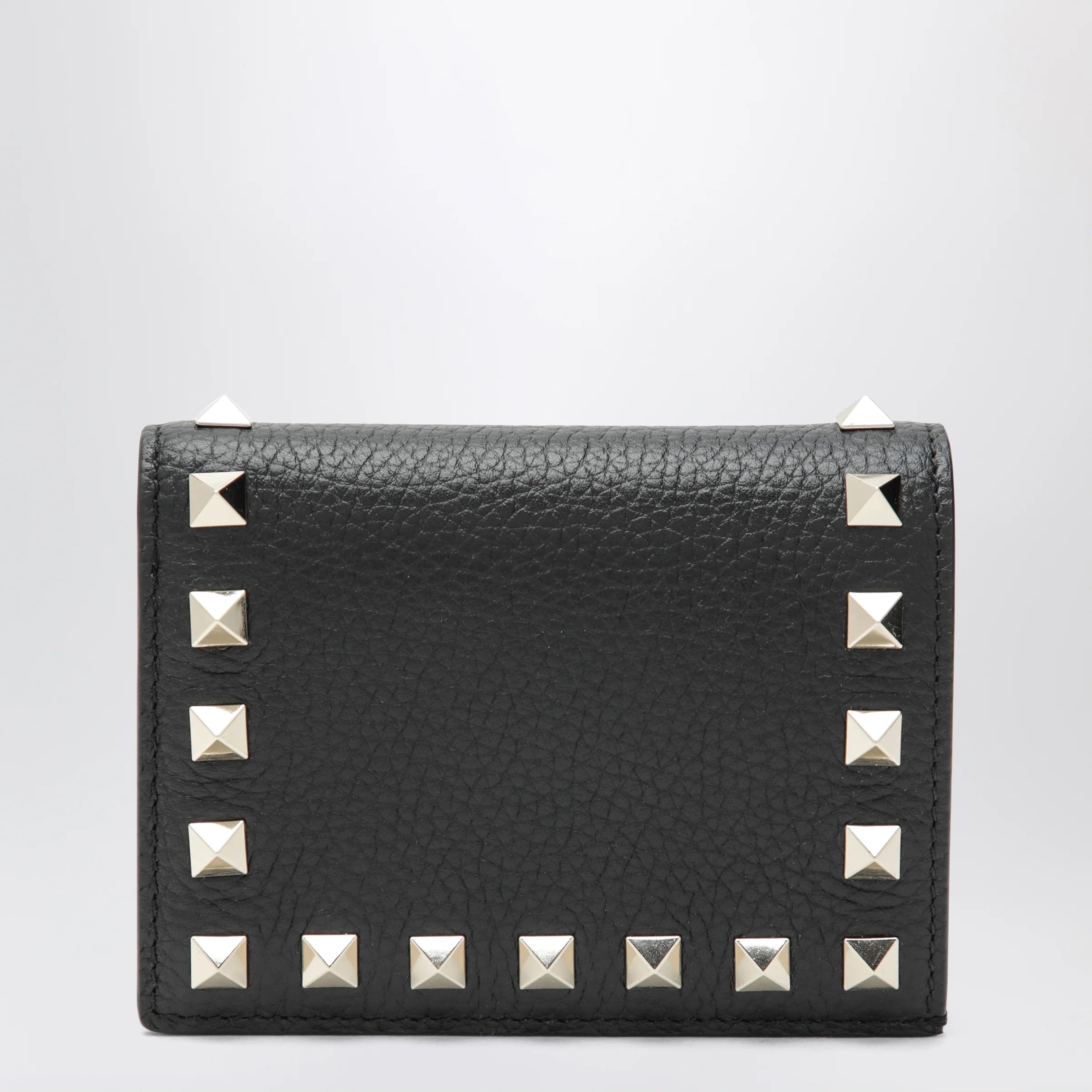 Valentino Garavani Black Rockstud leather wallet
