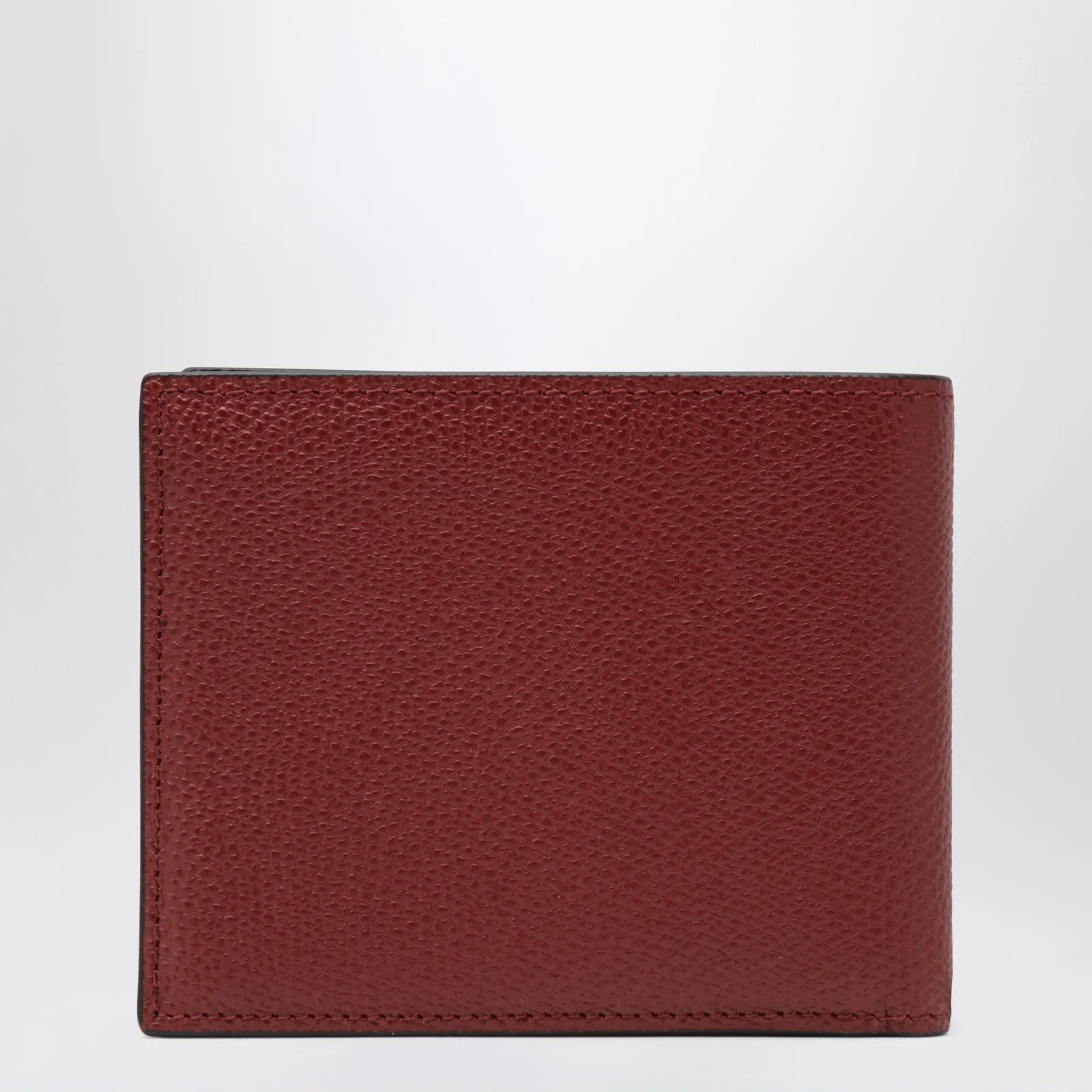 Valentino Garavani Dark red Vlogo Signature bi-fold wallet