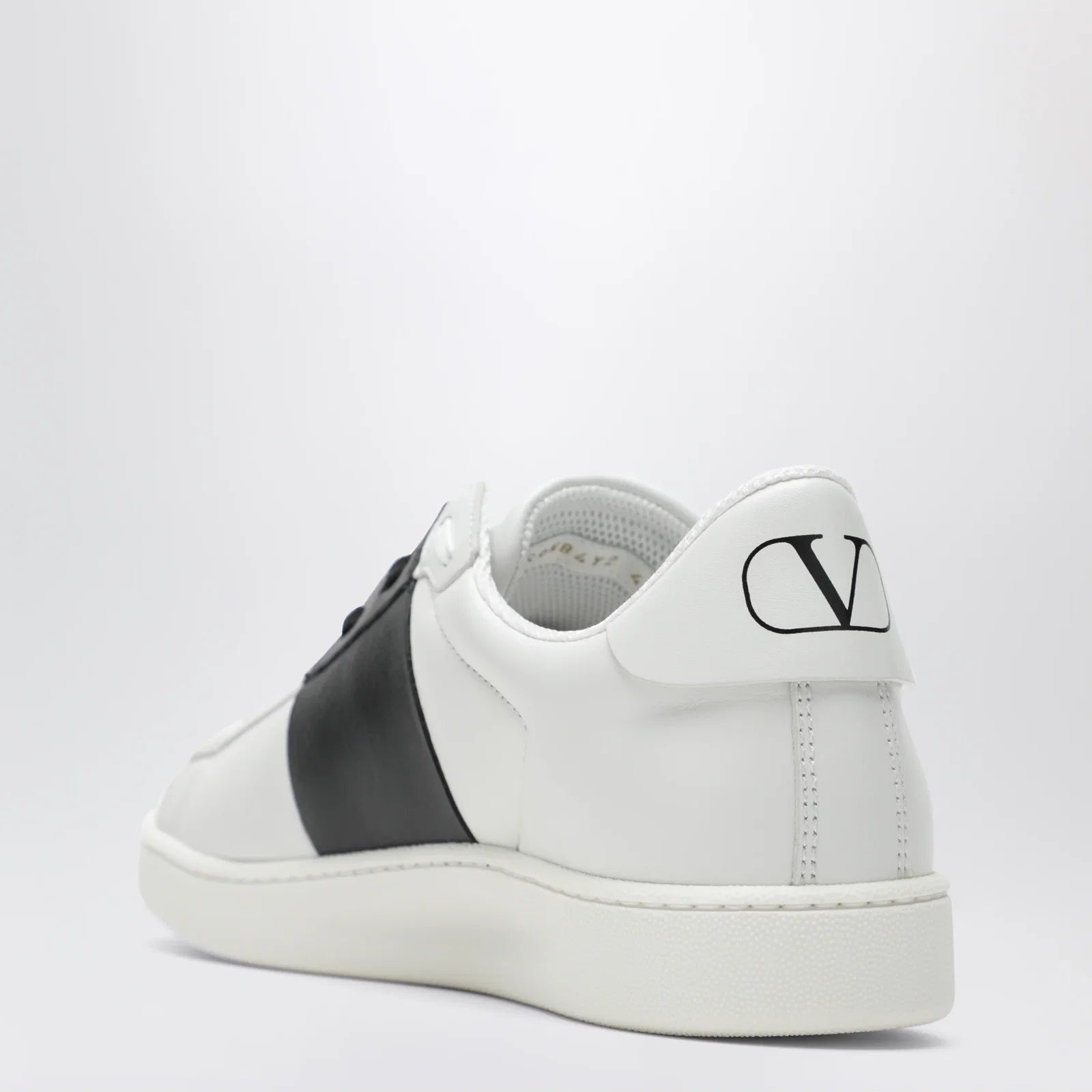 Valentino Garavani Open Royco nappa calfskin sneakers in white/black