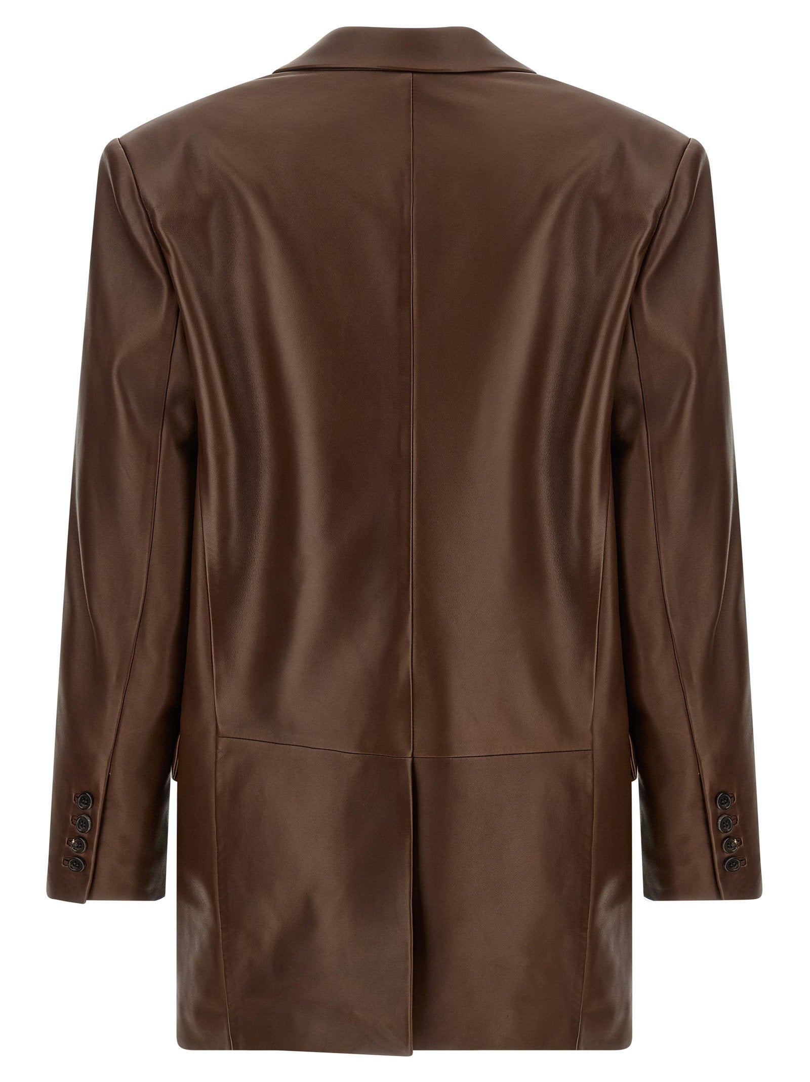 Saint Laurent Leather Blazer