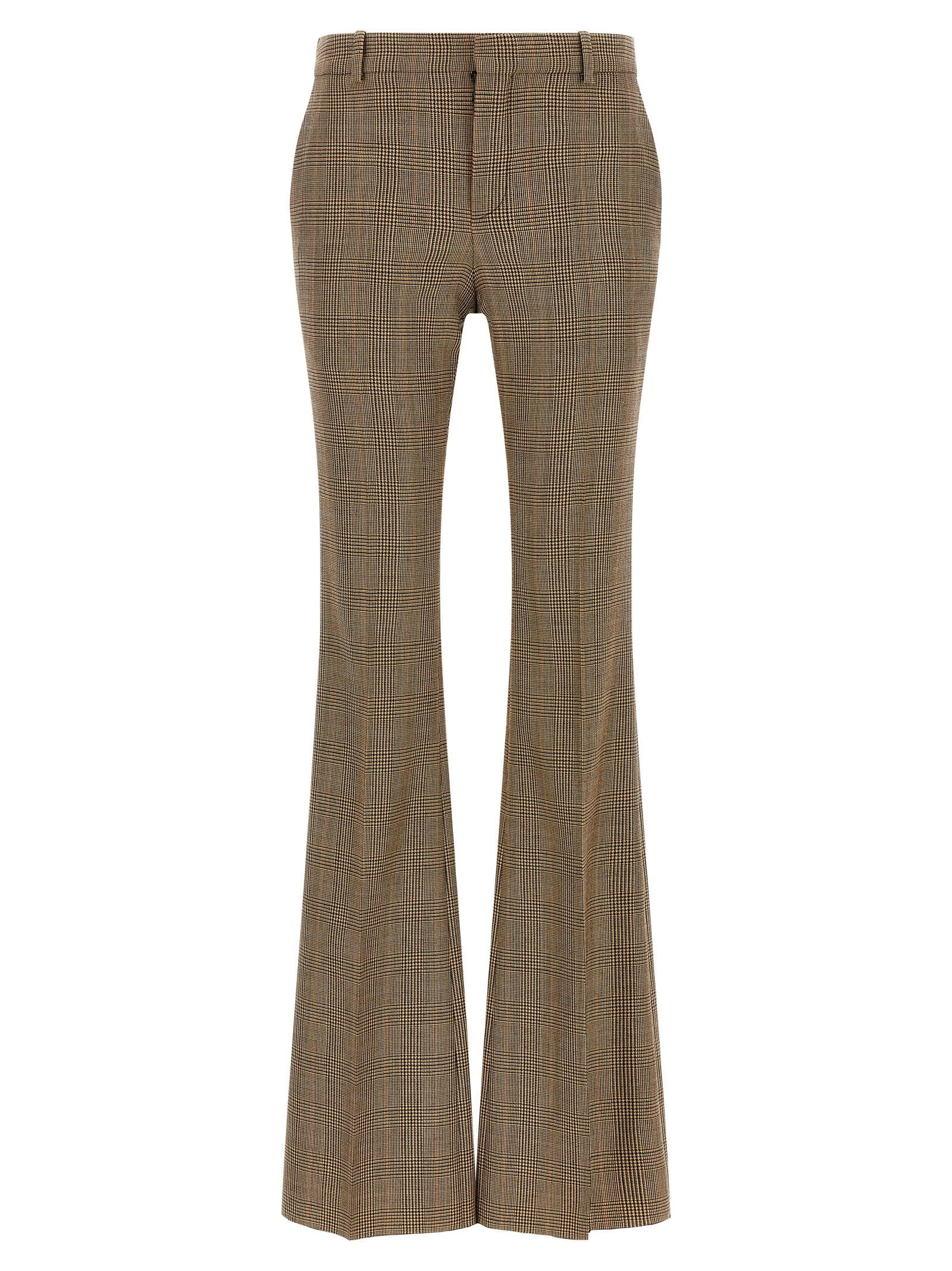 Saint Laurent Prince Of Wales Houndstooth Trousers