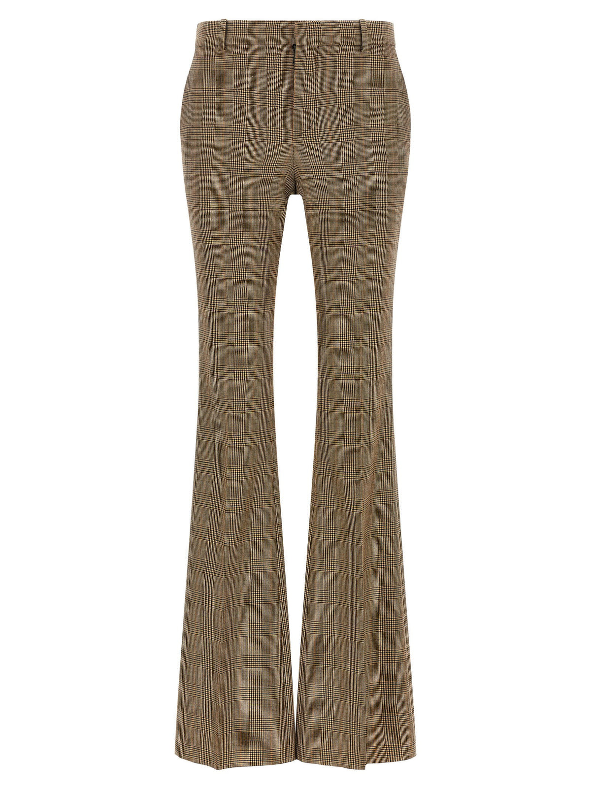 Saint Laurent Prince Of Wales Houndstooth Trousers