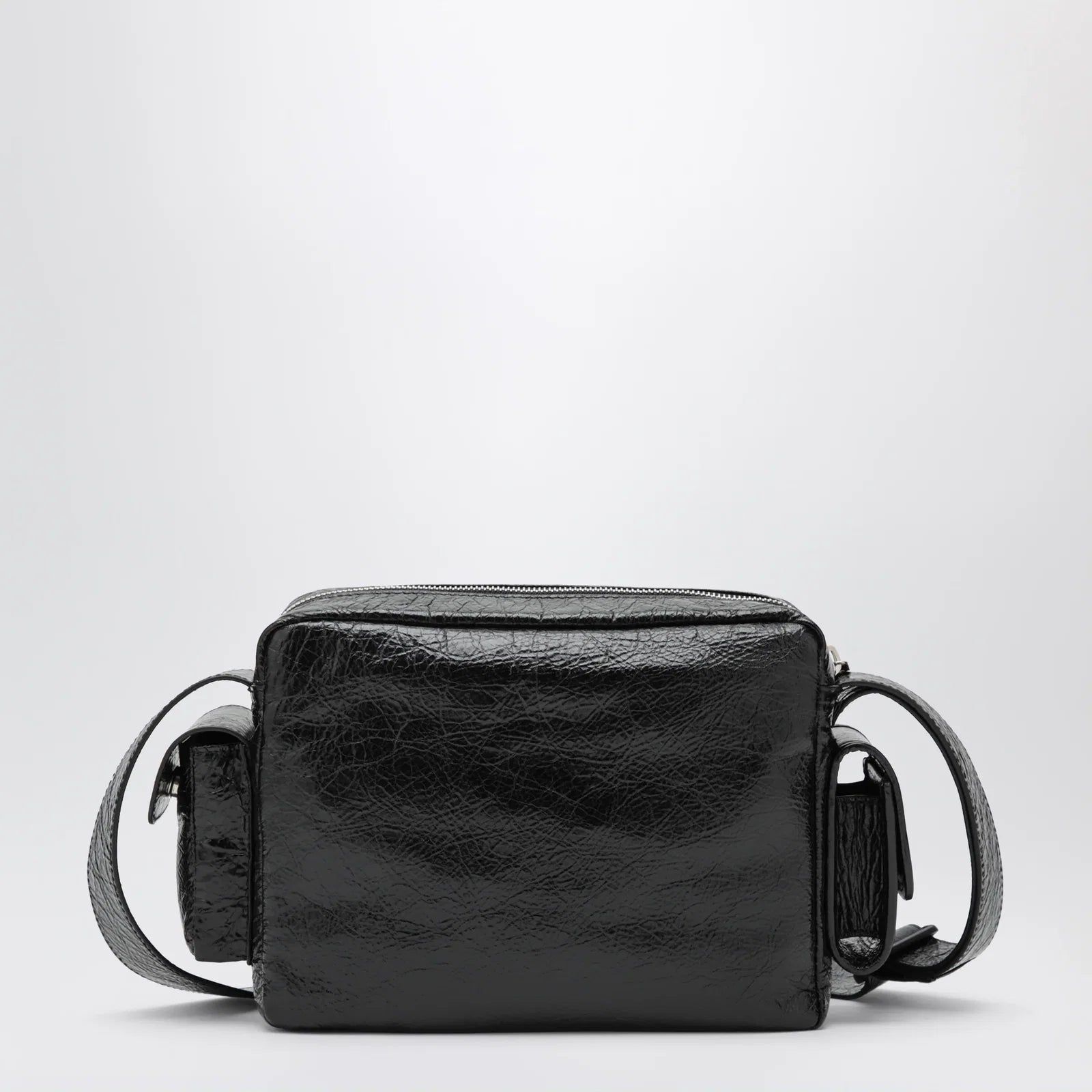 Balenciaga Superbusy camera bag in black Arena lambskin