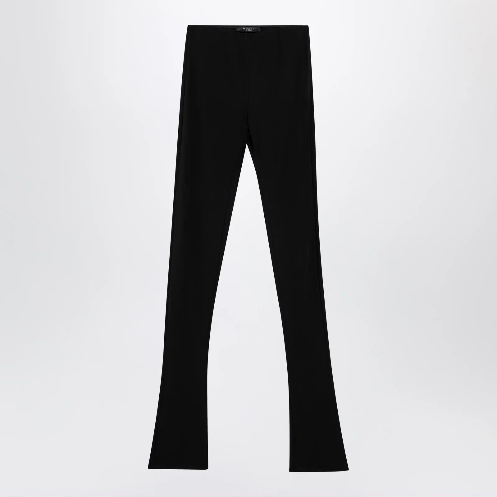 GUCCI Black trousers in viscose crêpe jersey