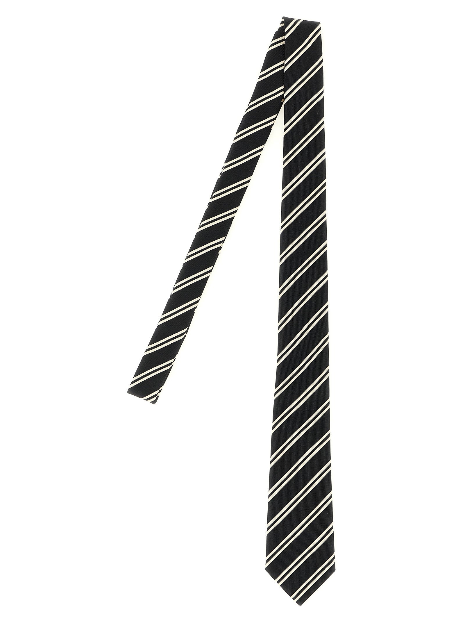 Saint Laurent Striped Tie