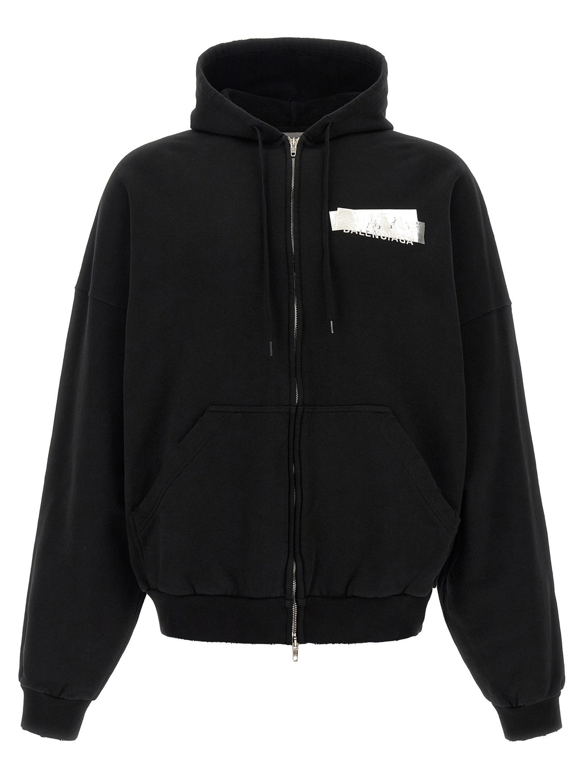 Balenciaga Silver Tape Hoodie