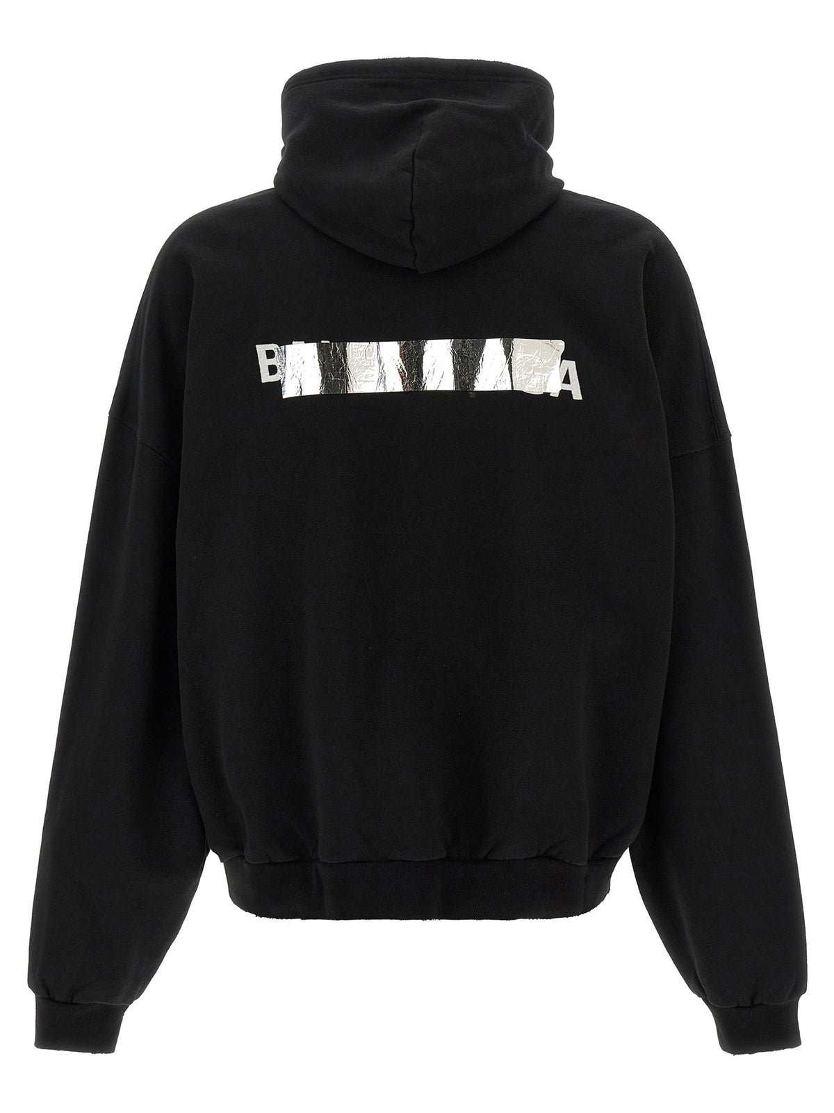 Balenciaga Silver Tape Hoodie