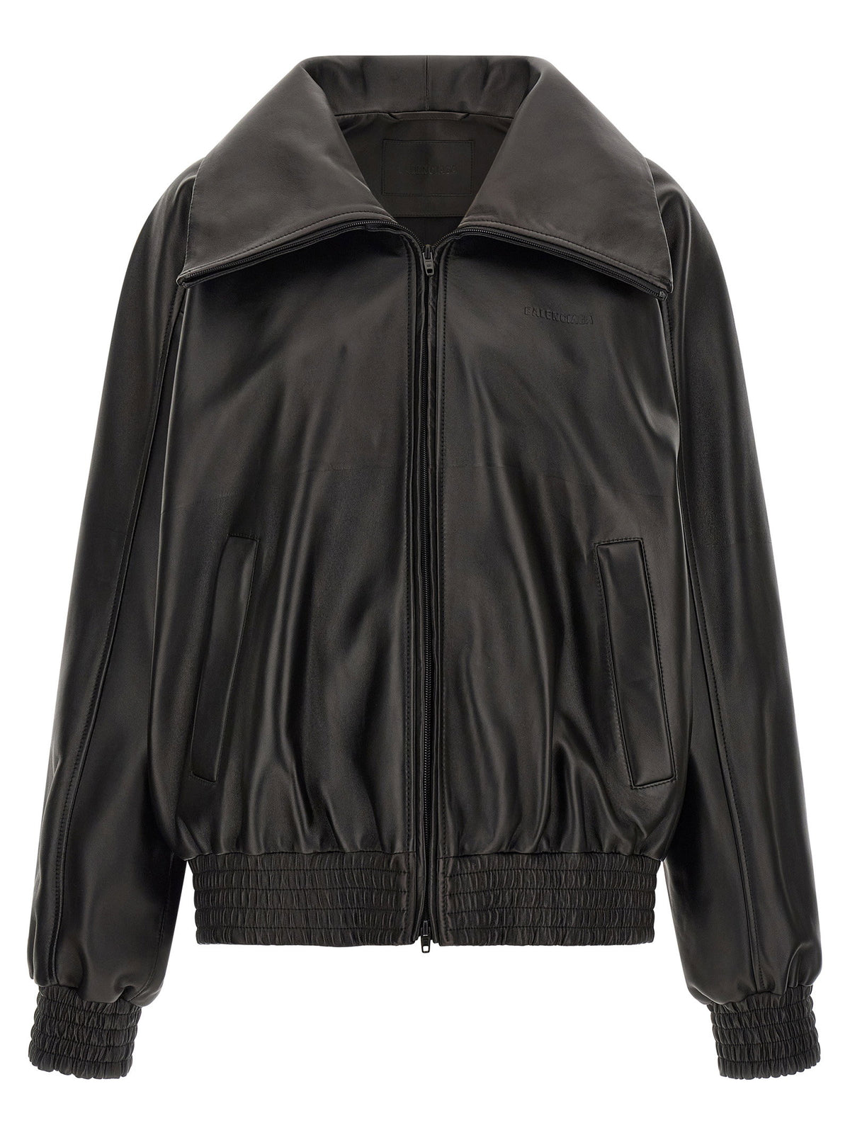 Balenciaga Black Leather Le City Jacket