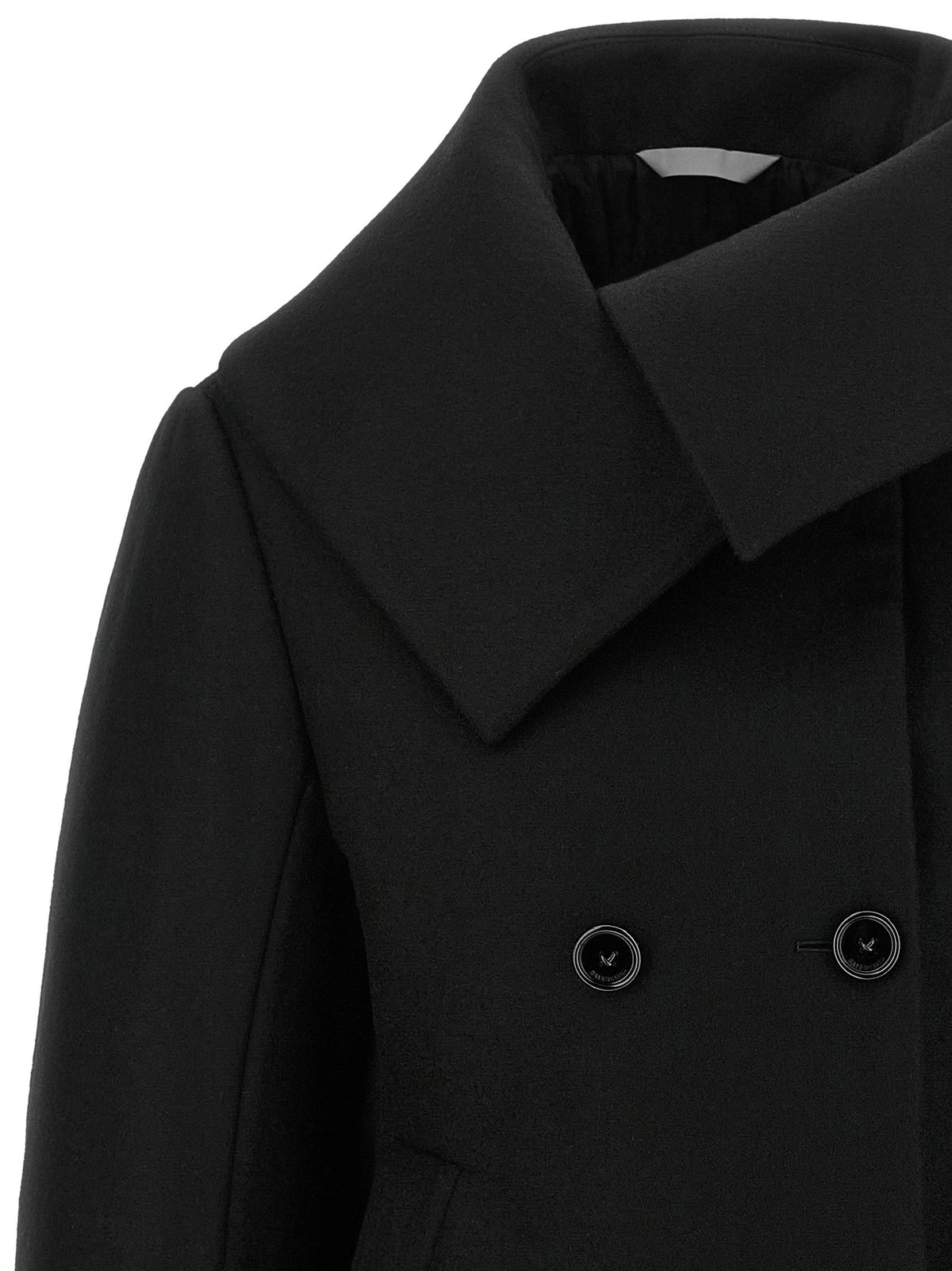 Balenciaga Asymmetrical Neck Caban