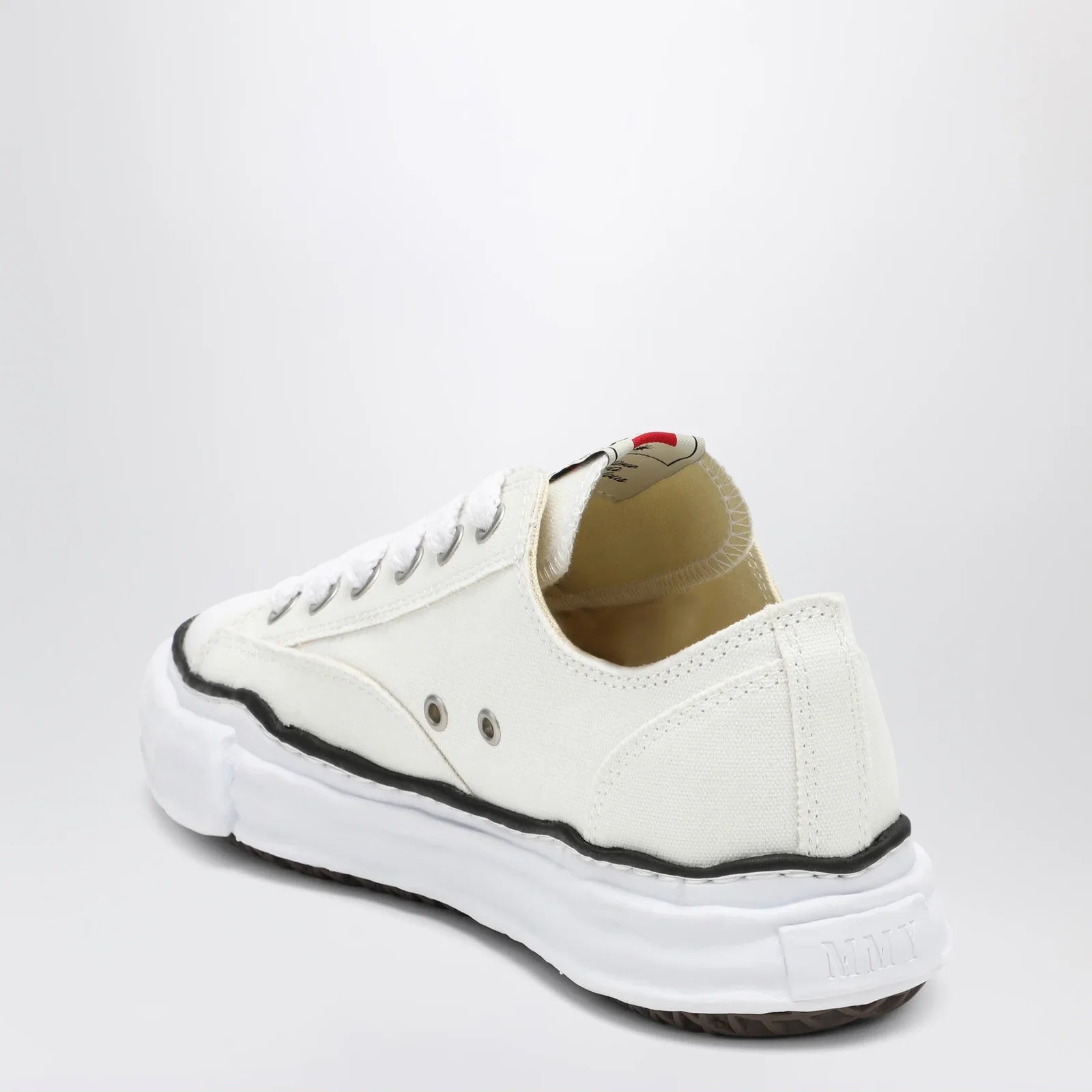 Maison MIHARA YASUHIRO White Peterson Low Sneakers in canvas