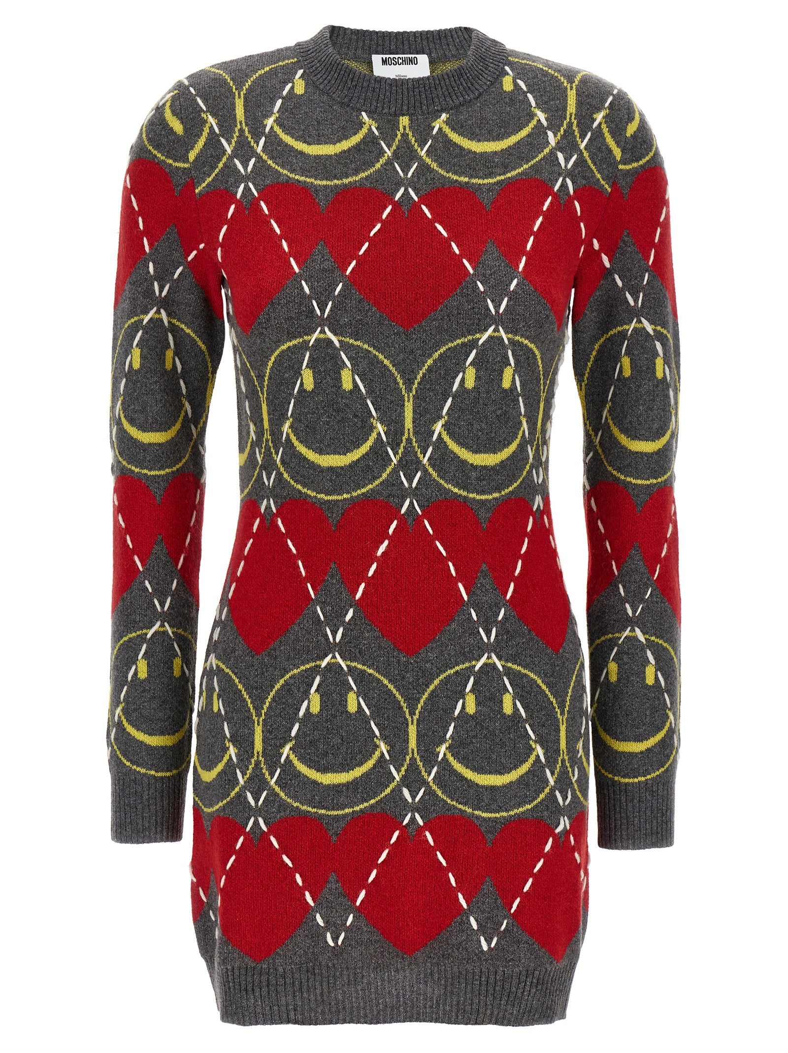 Moschino Smiley® Wool Dress