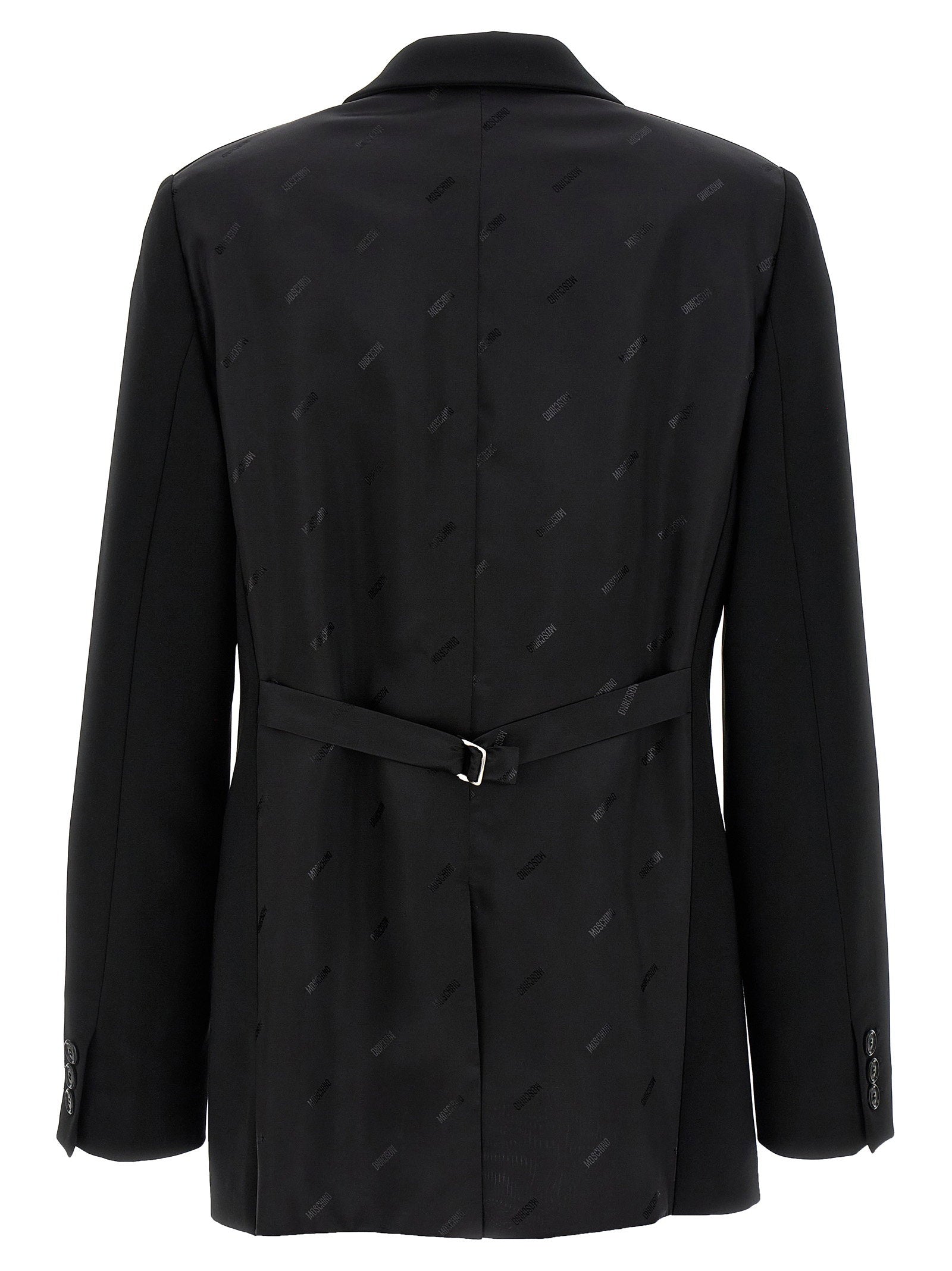 Moschino Single-breasted Martingale Blazer