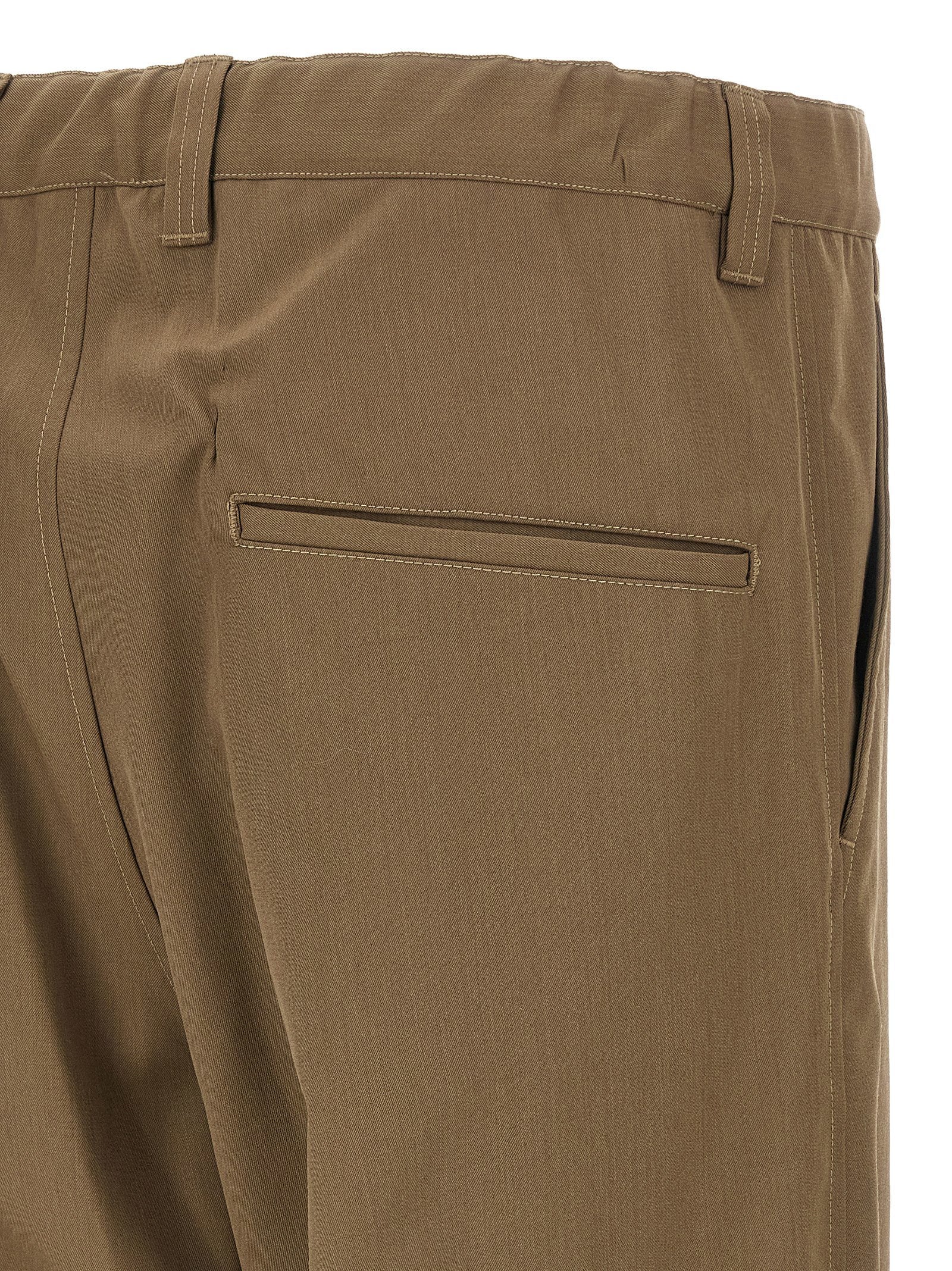 Maison Mihara Yasuhiro Mix Layered Wool Gabardine Pants