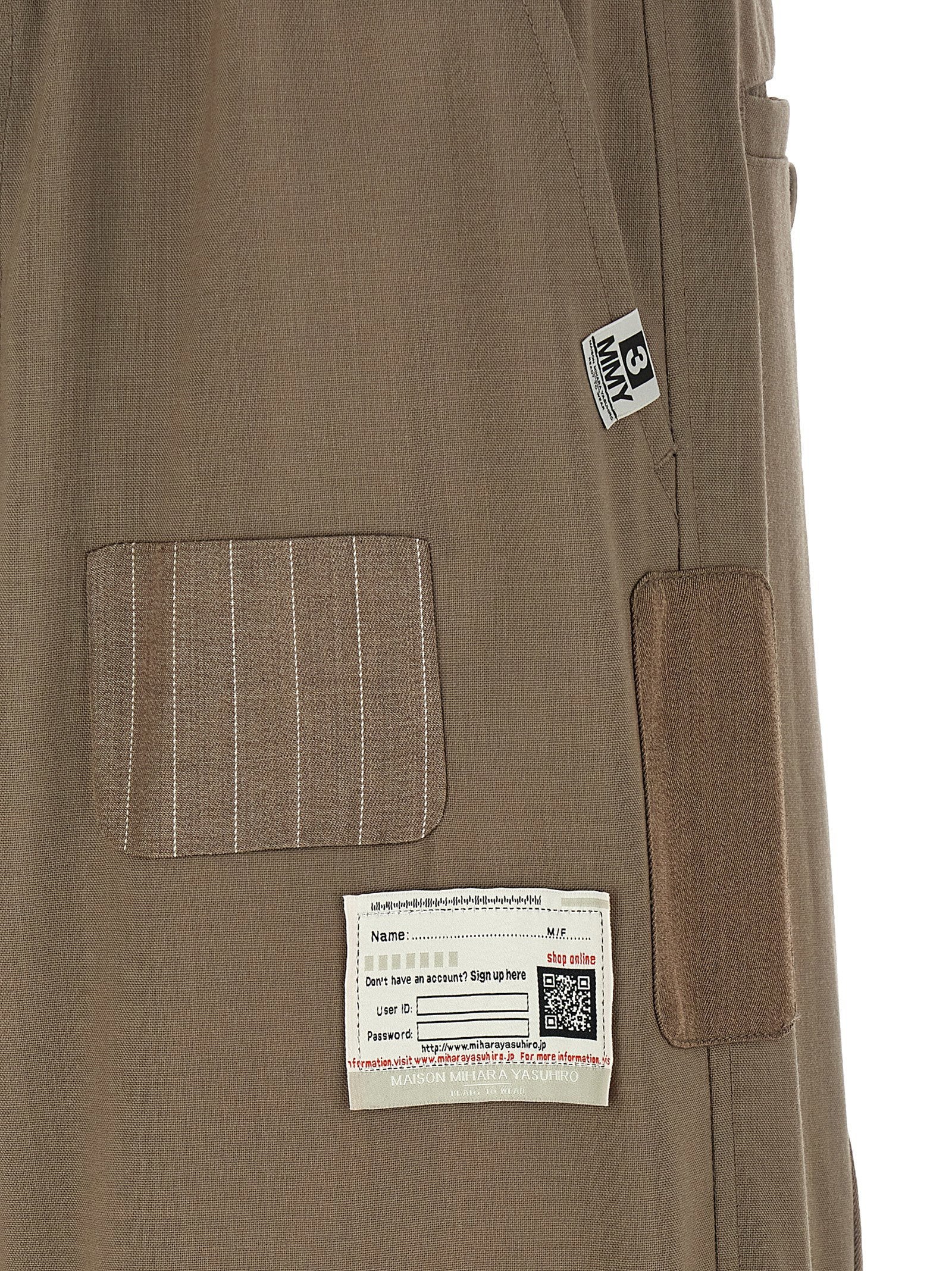 Maison Mihara Yasuhiro Repaired Wool Pants