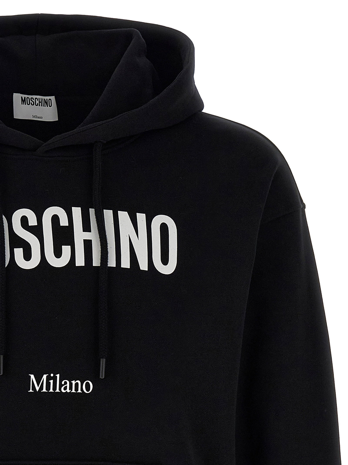 Moschino Logo Print Hoodie
