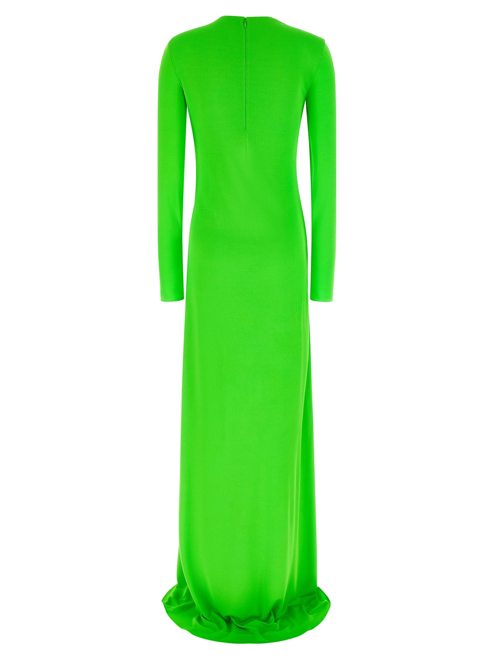 Tom Ford Long Sleeve Slash Front Evening Dress