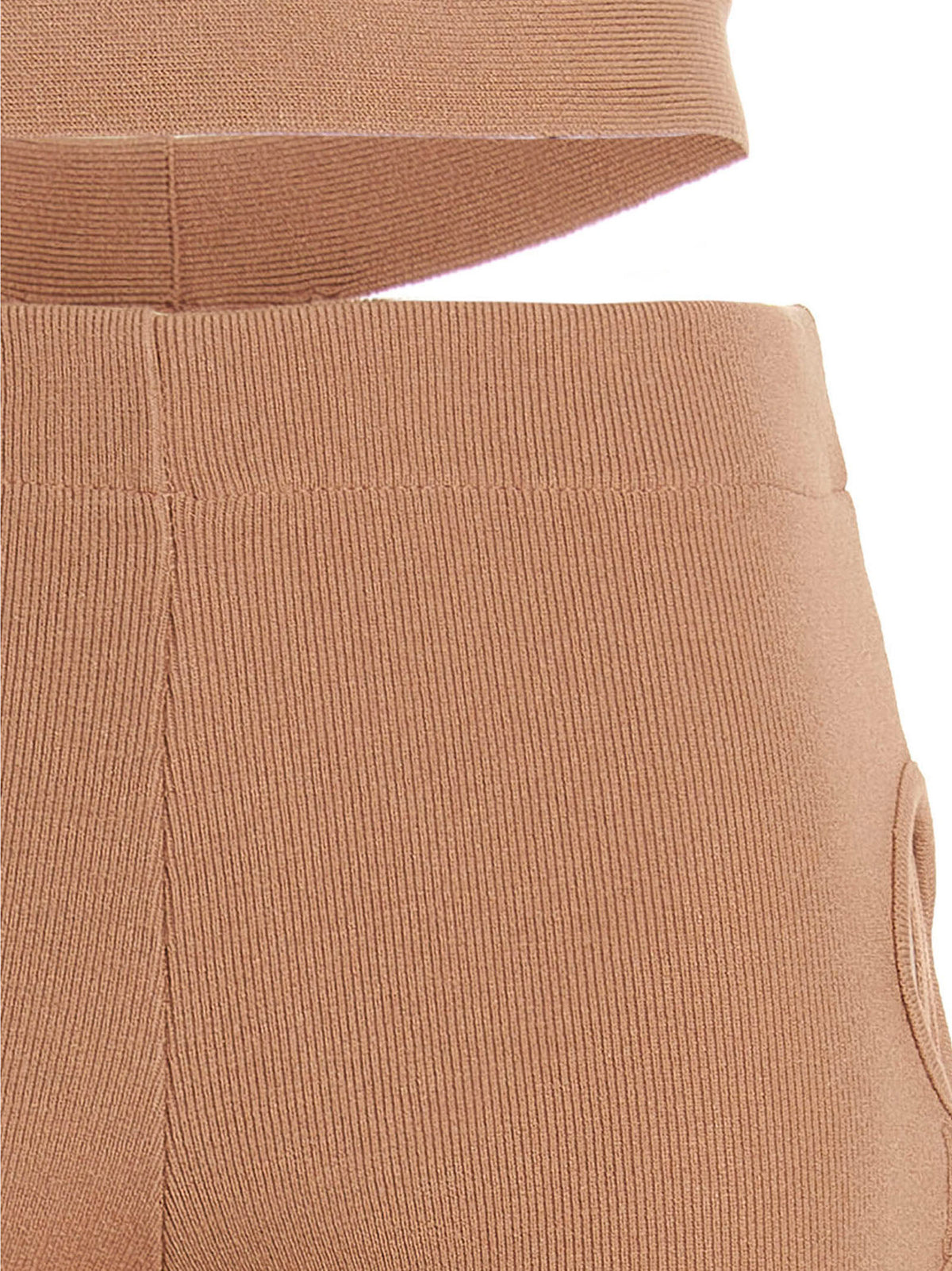 AndreĀdamo Cut Out Pants With Lacing