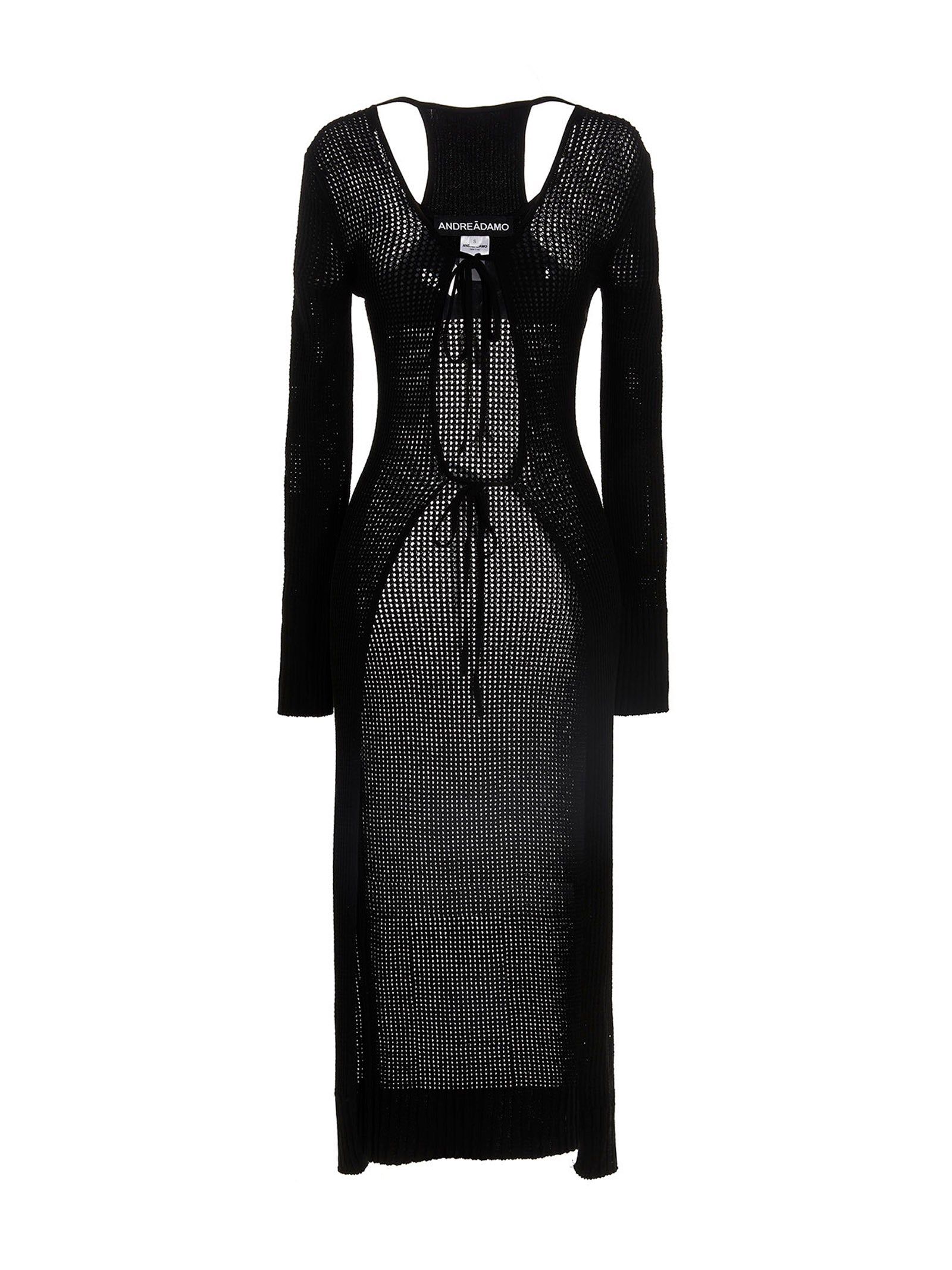 AndreĀdamo Openwork Long Cardigan