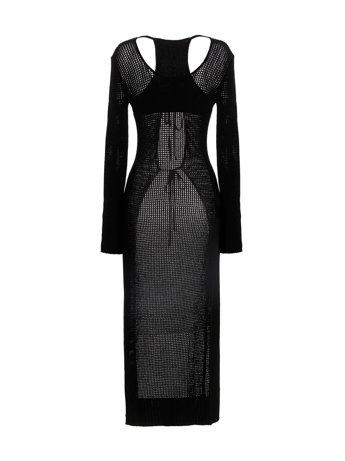 AndreĀdamo Openwork Long Cardigan