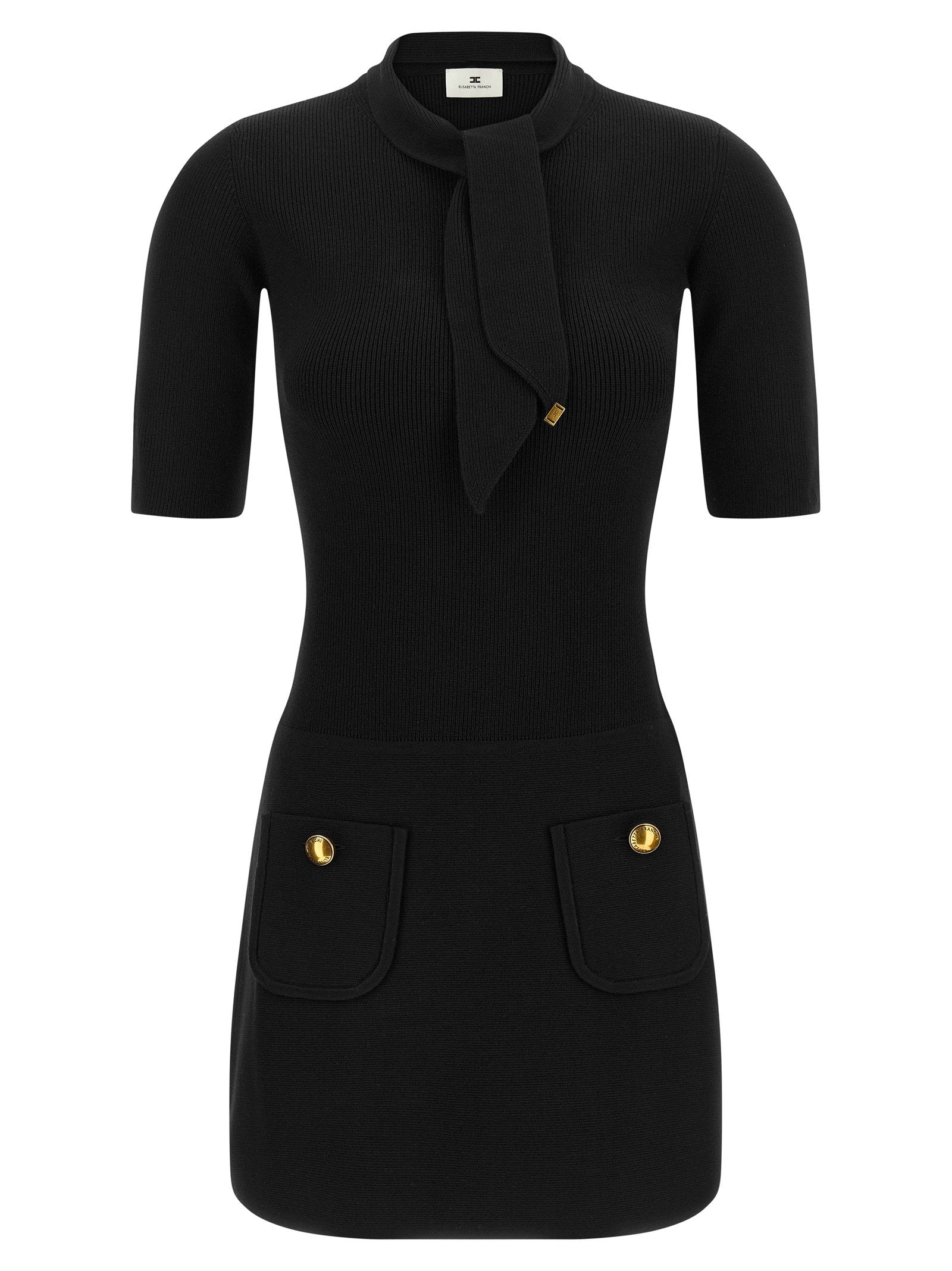 Elisabetta Franchi Scarf Dress