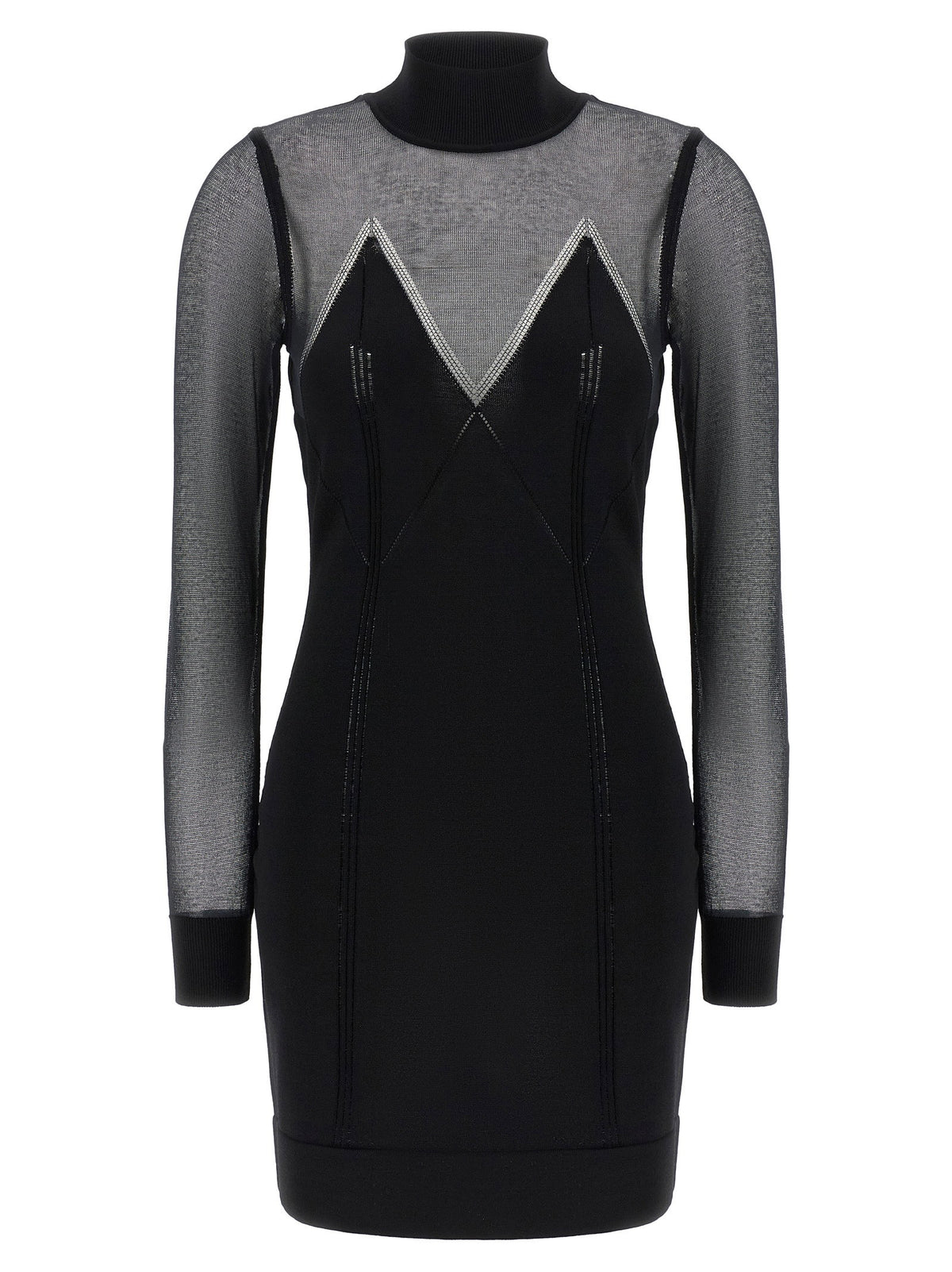 Elisabetta Franchi Dress With Transparencies
