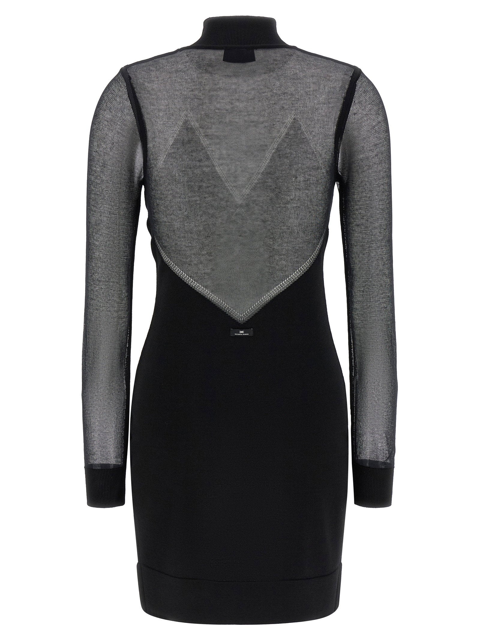 Elisabetta Franchi Dress With Transparencies