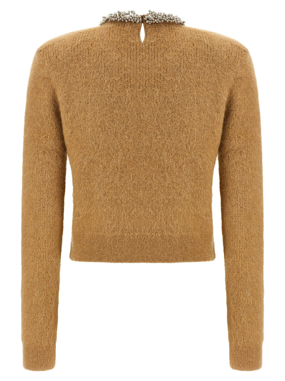 Self-Portrait Sweater With Jewel Embroidery