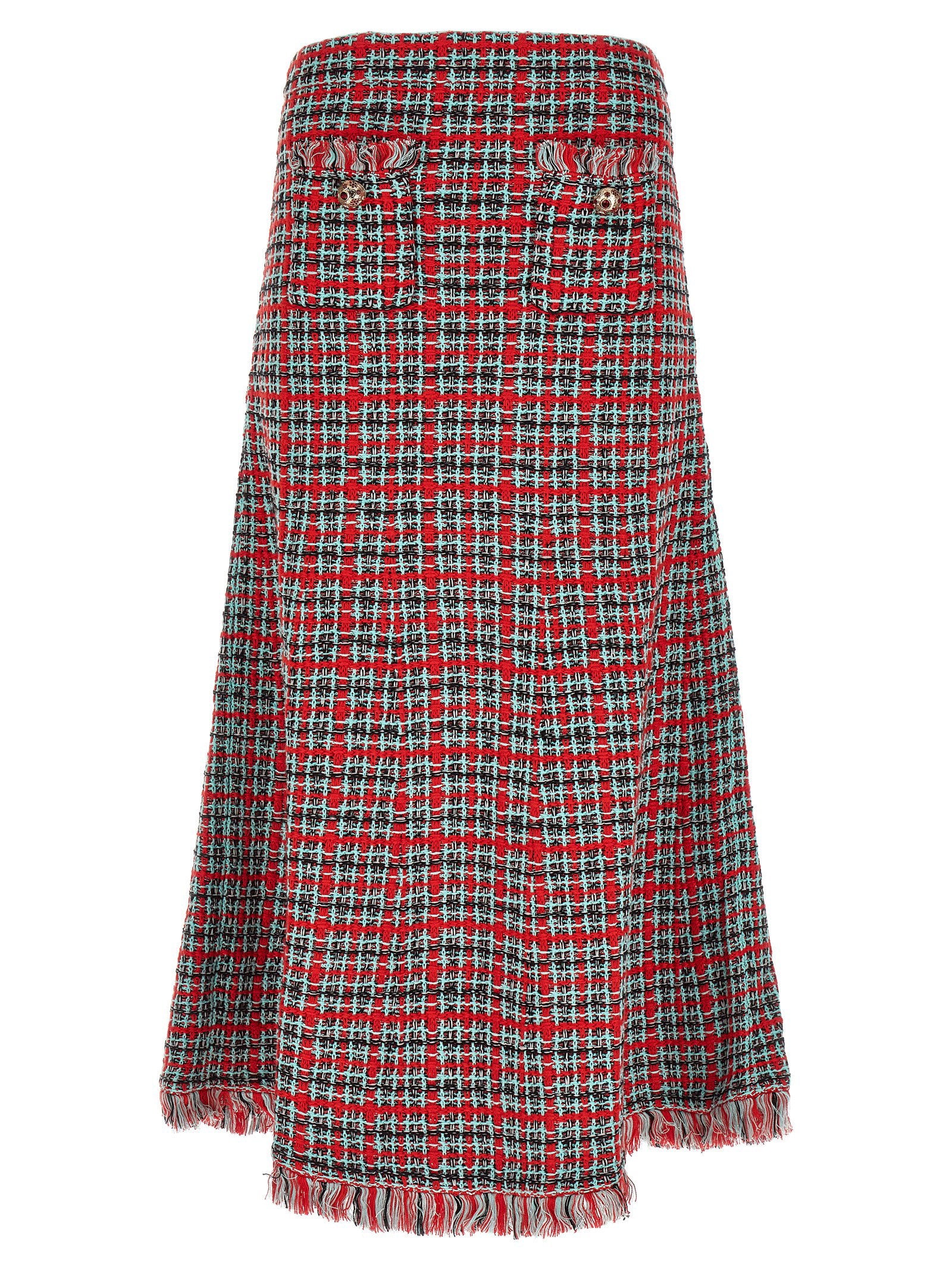 Self-Portrait Tweed Skirt
