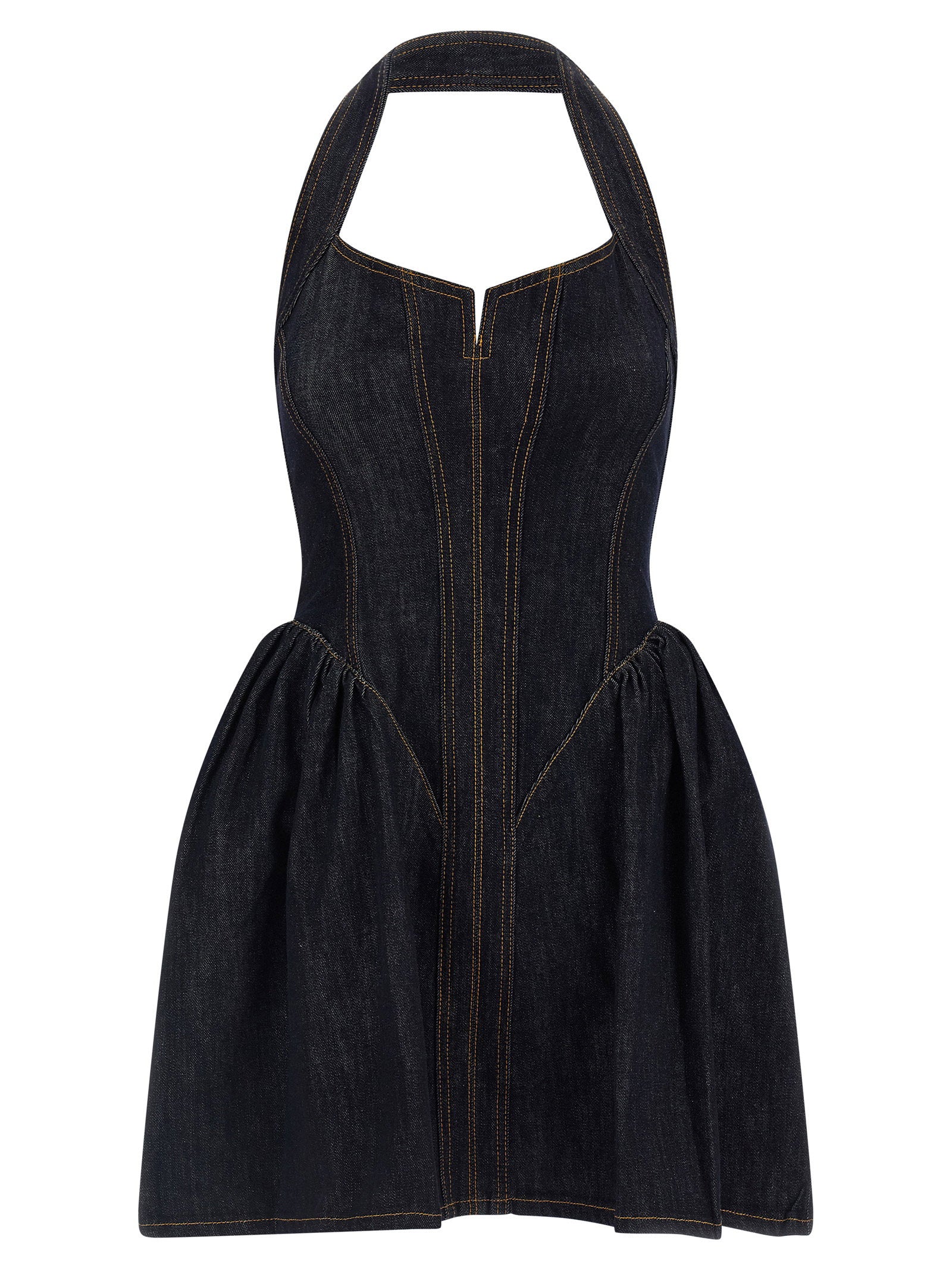 Self-Portrait Denim Dress