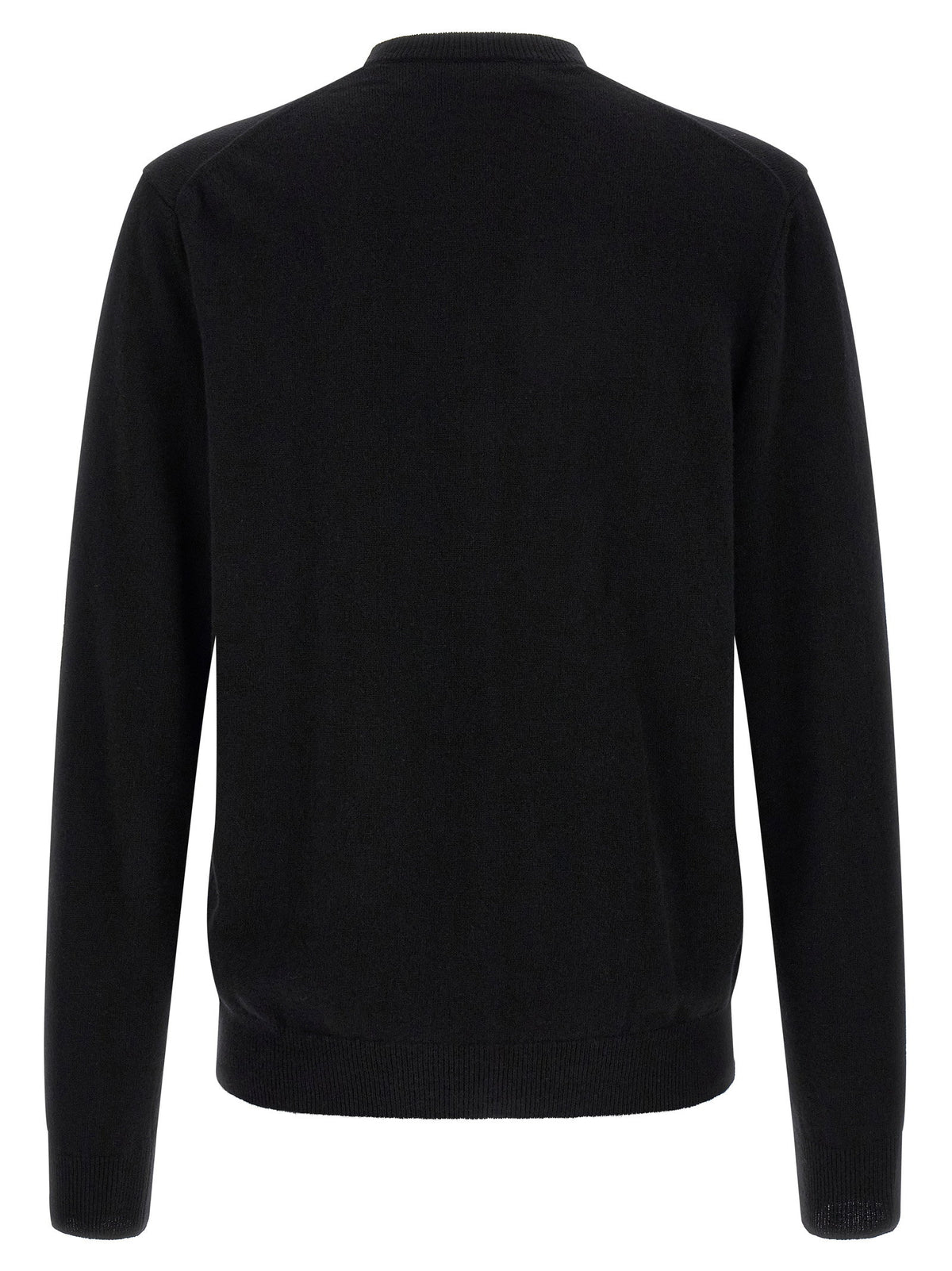 Comme Des Garçons Play Wool Cardigan With Heart Patch
