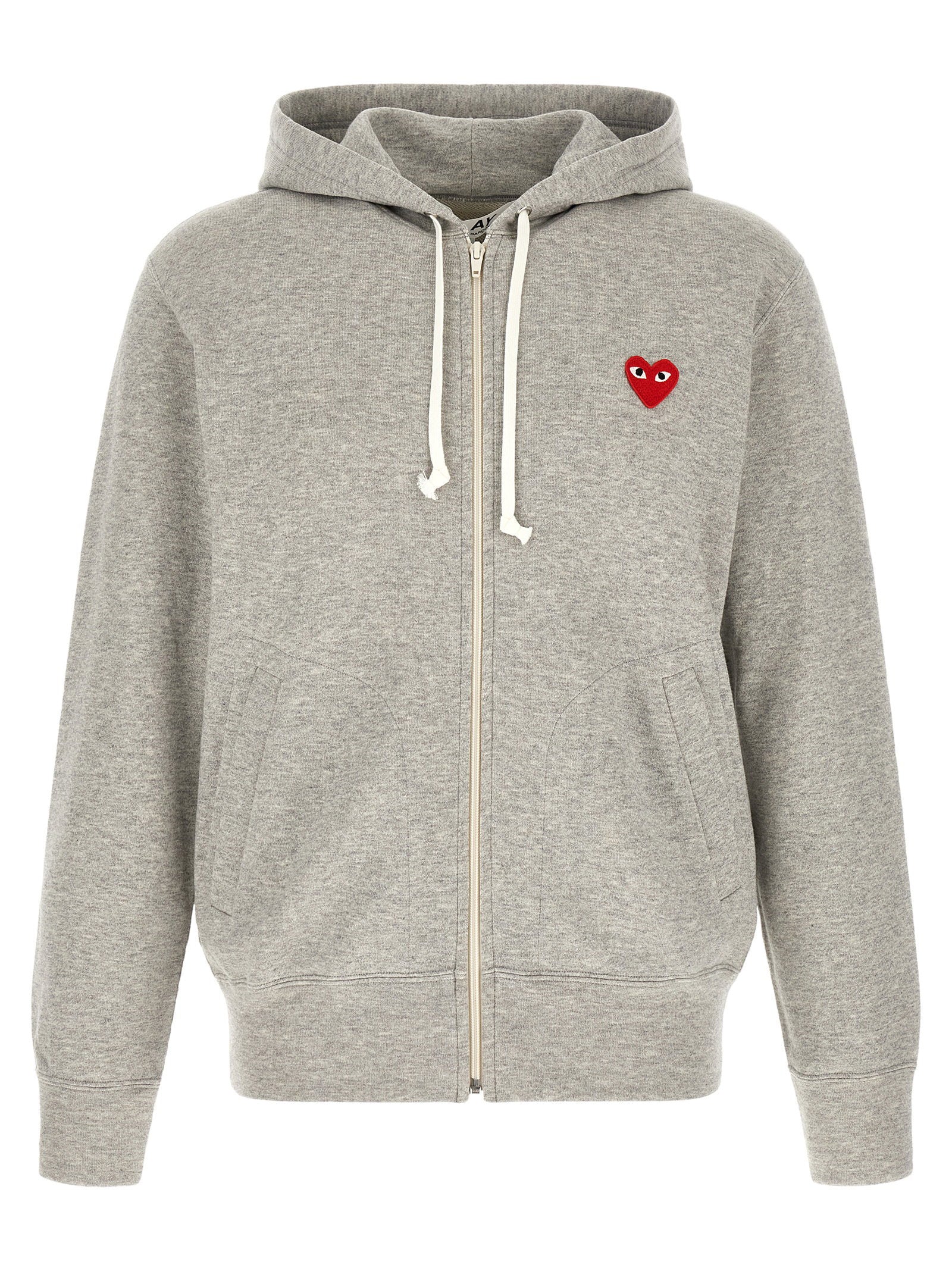 Comme Des Garçons Play Hoodie With Heart Patch