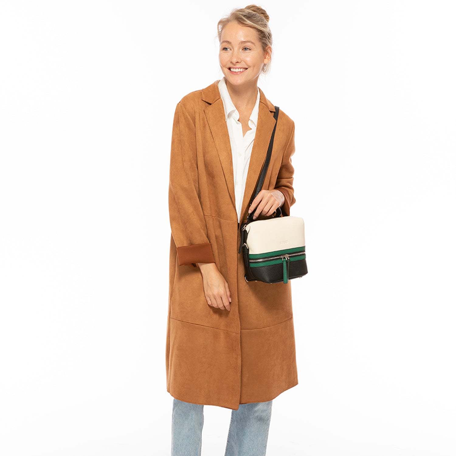 Ashley Small Leather Backpack Purse