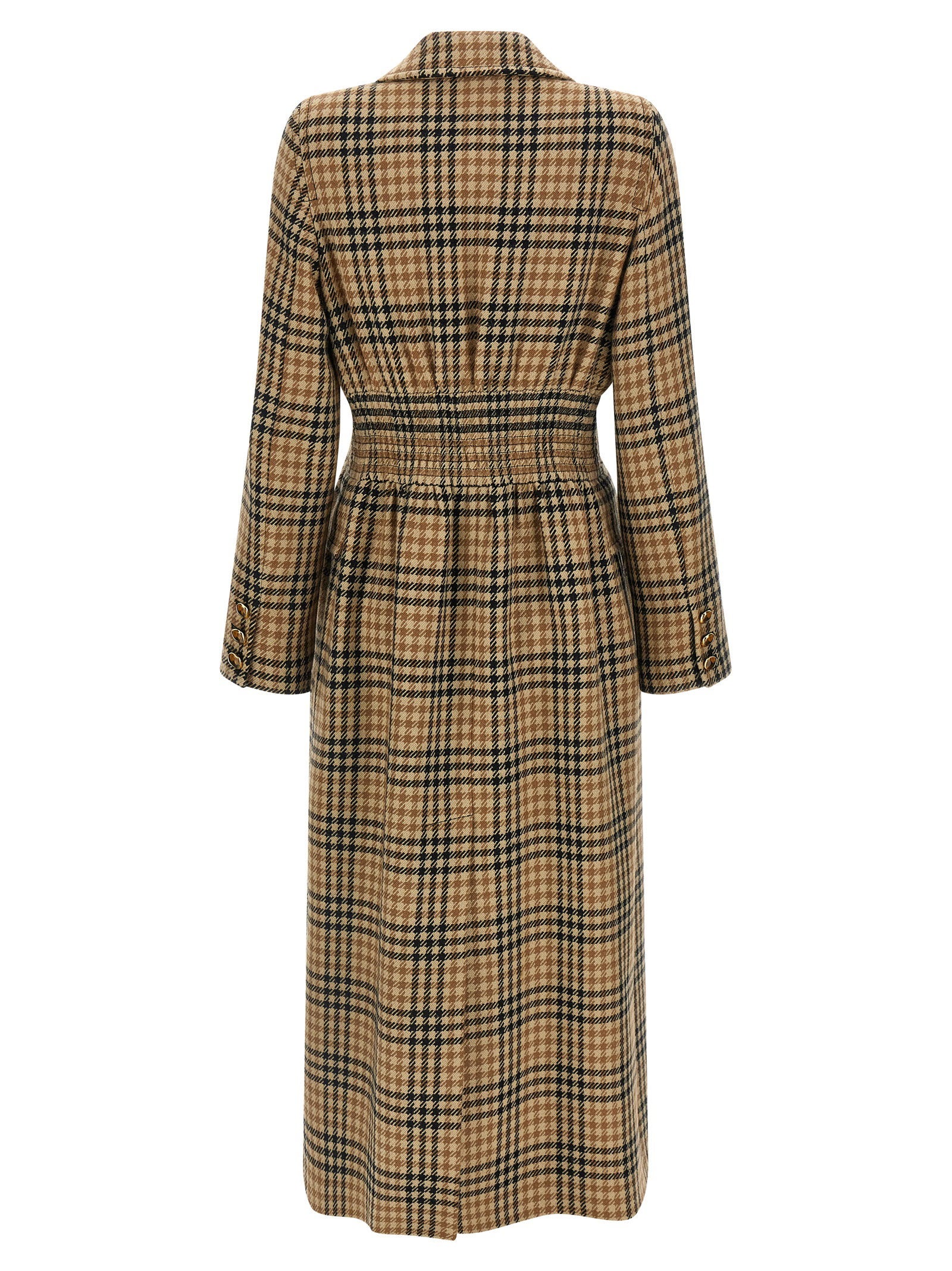 Valentino Garavani Houndstooth Wool Coat