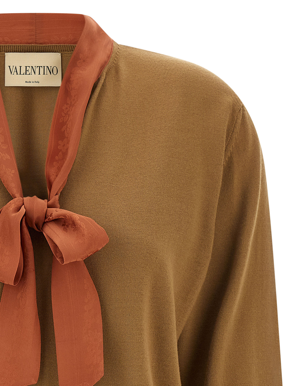 Valentino Garavani Lavallière Collar Sweater