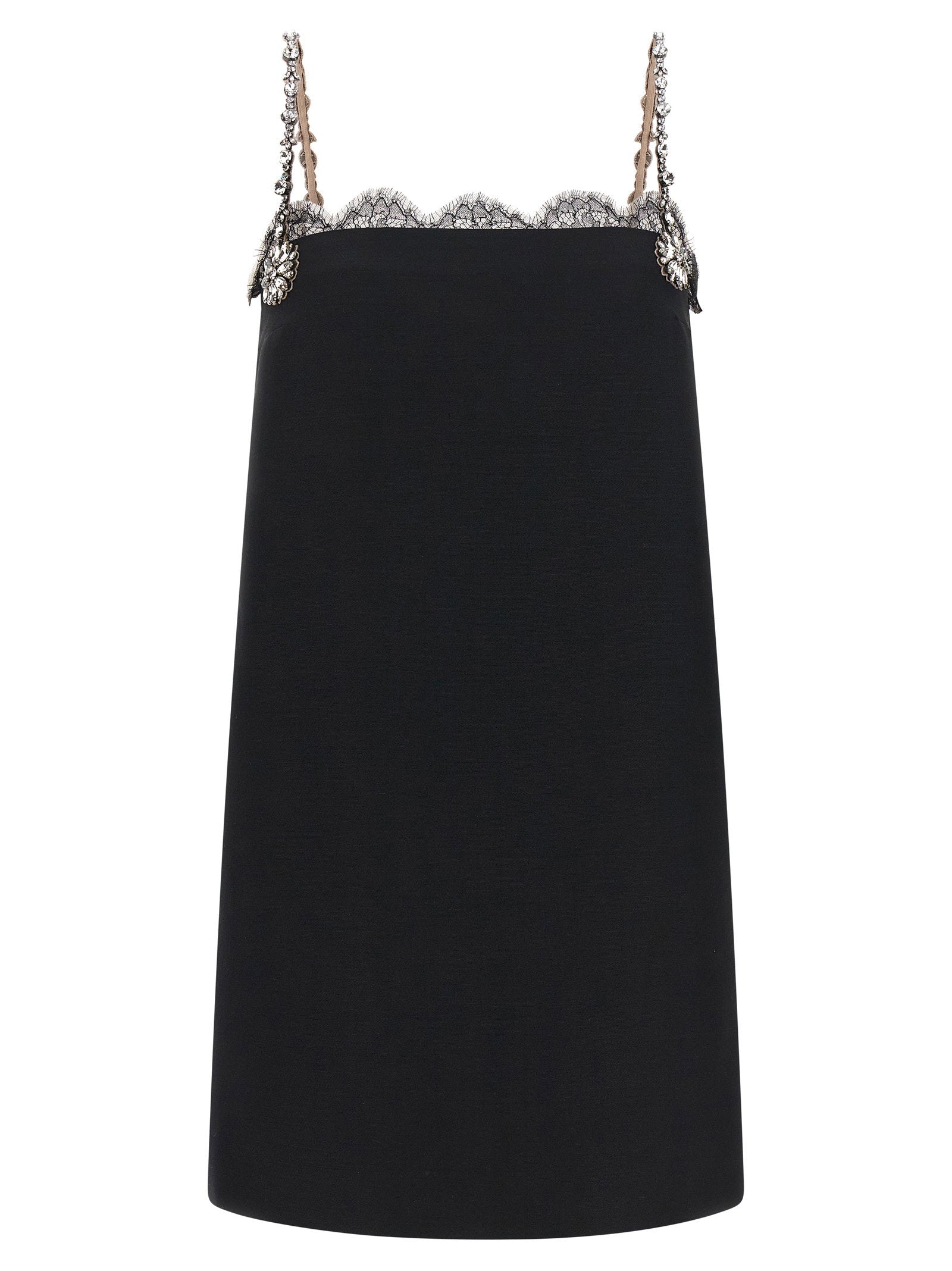 Valentino Garavani Crystal Embroidery Dress