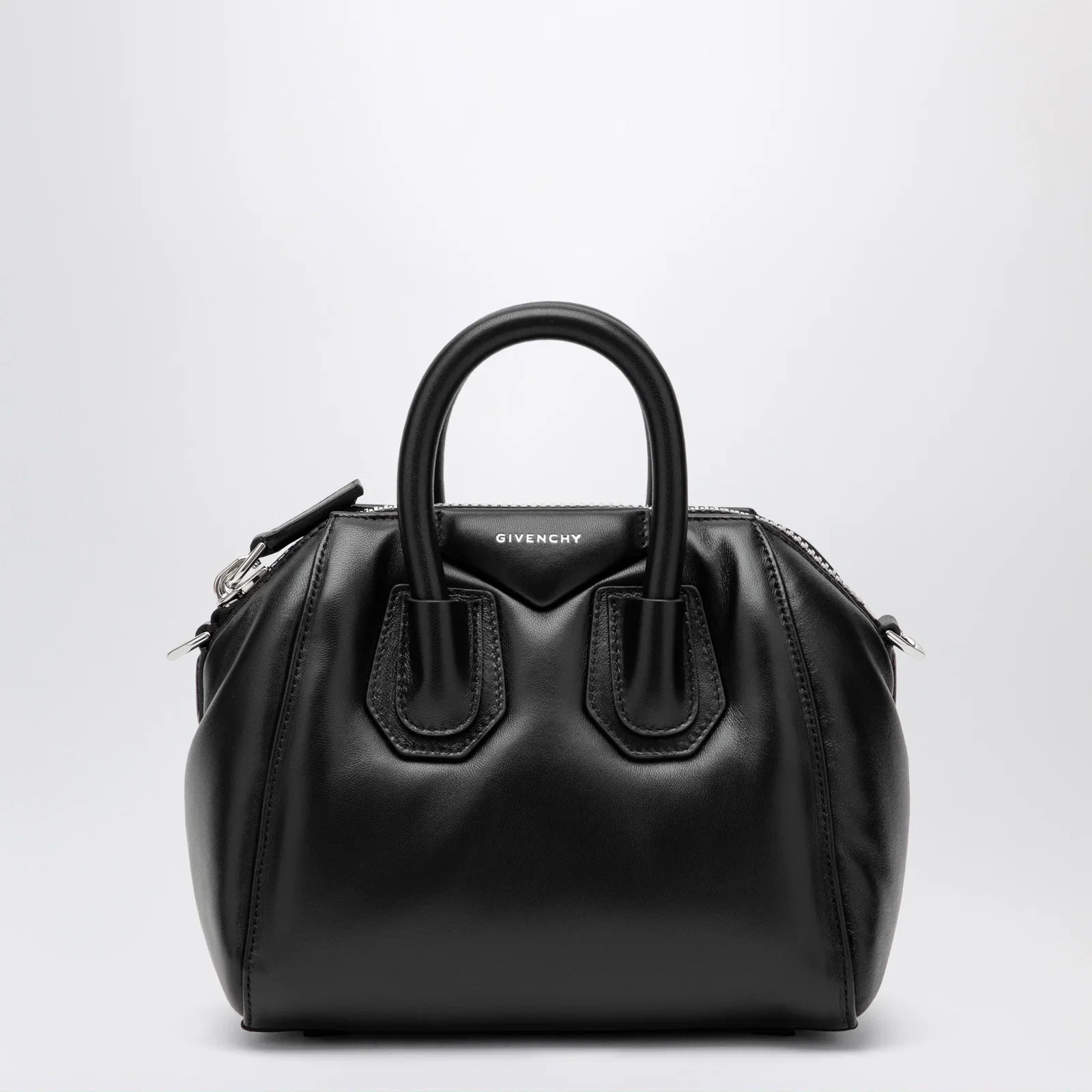 Givenchy Antigona mini leather tote bag in black