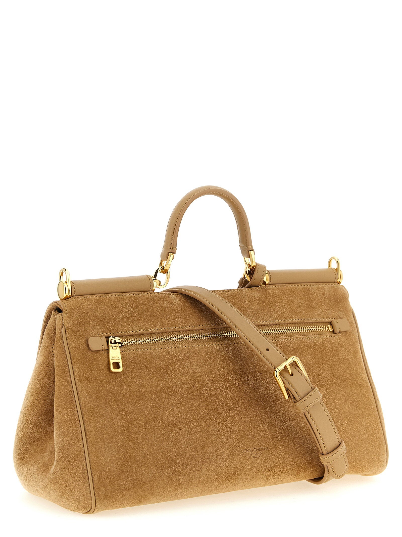 Dolce & Gabbana My Sicily Suede Handbag
