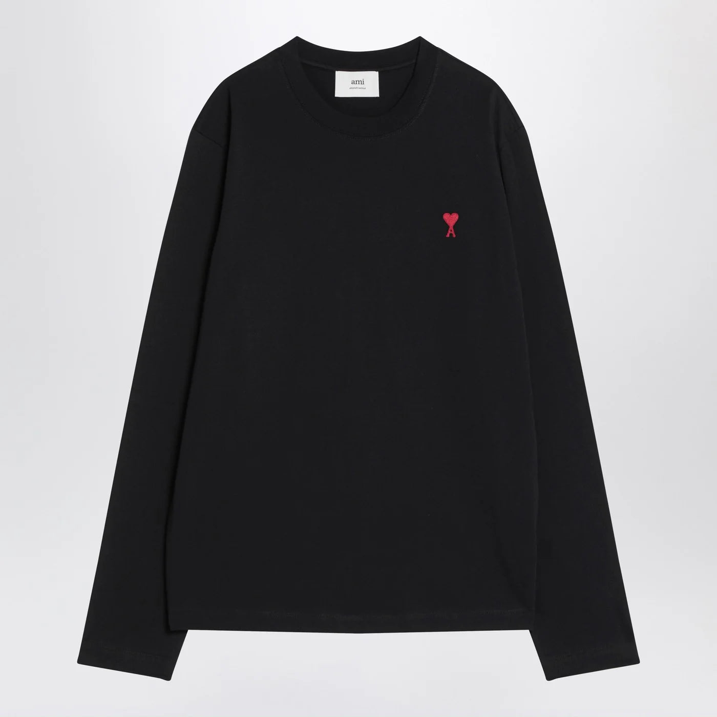 Ami Paris Black Ami De Coeur T-shirt